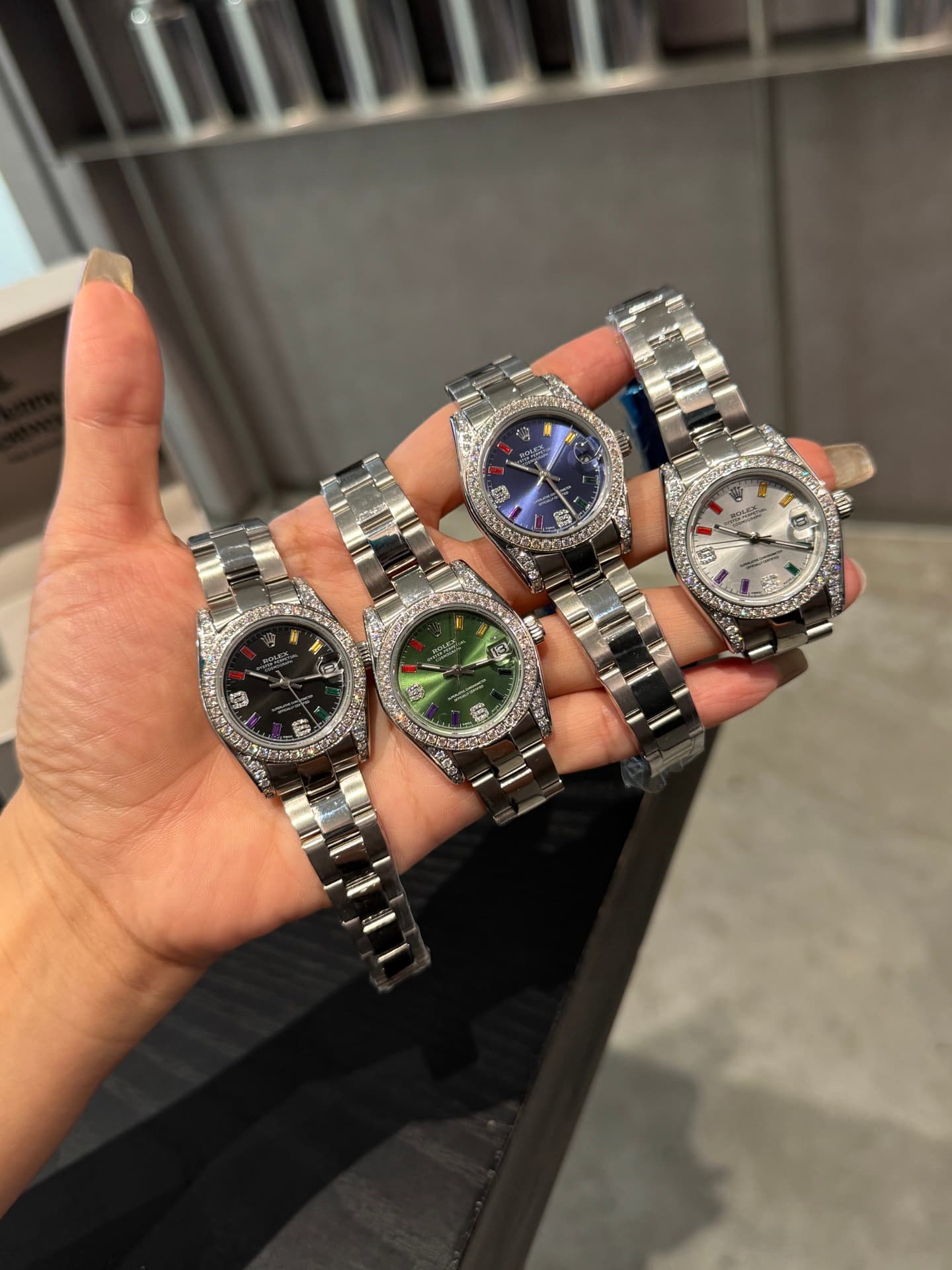 Rolex White Watch