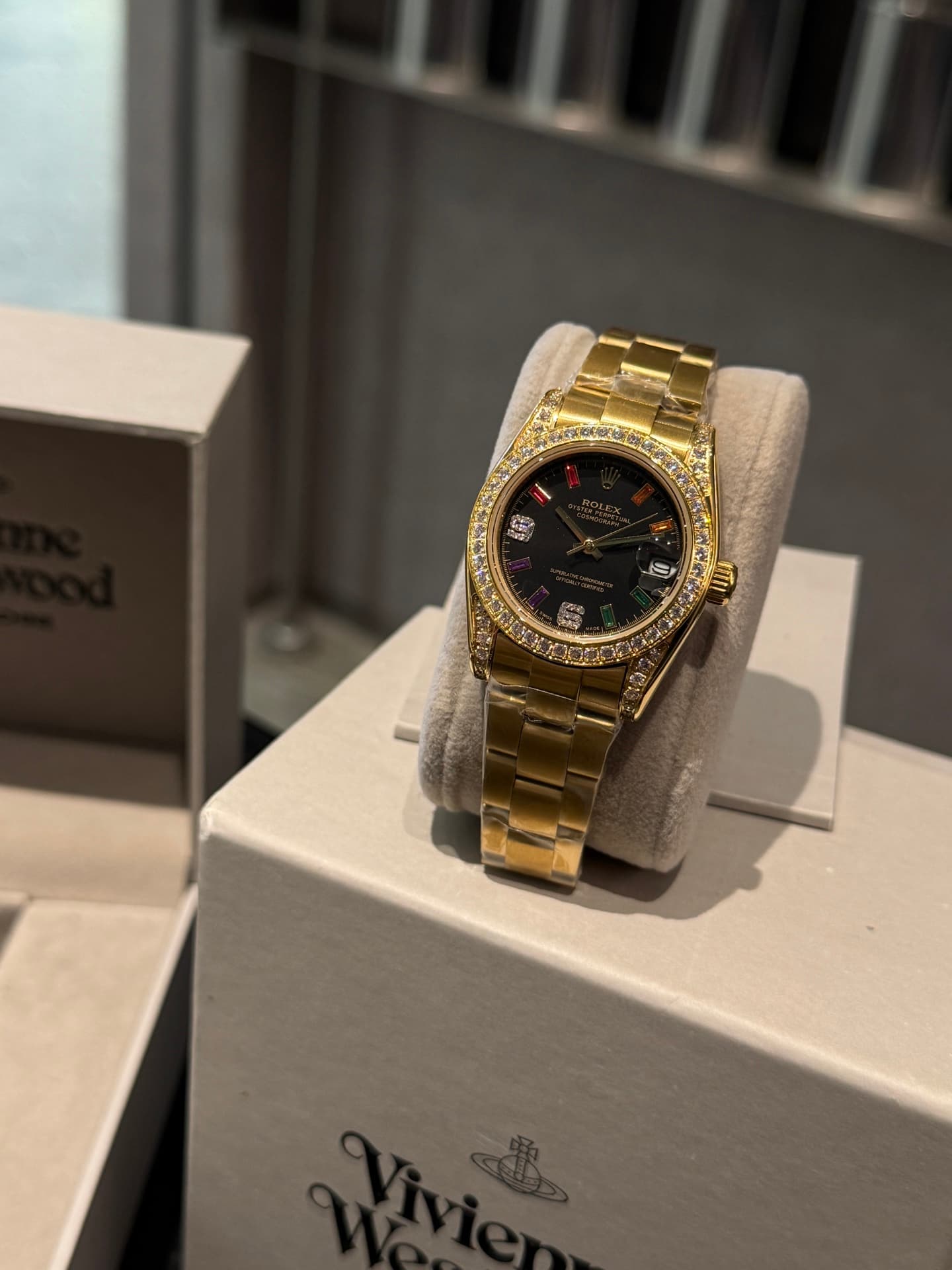 Rolex White Watch