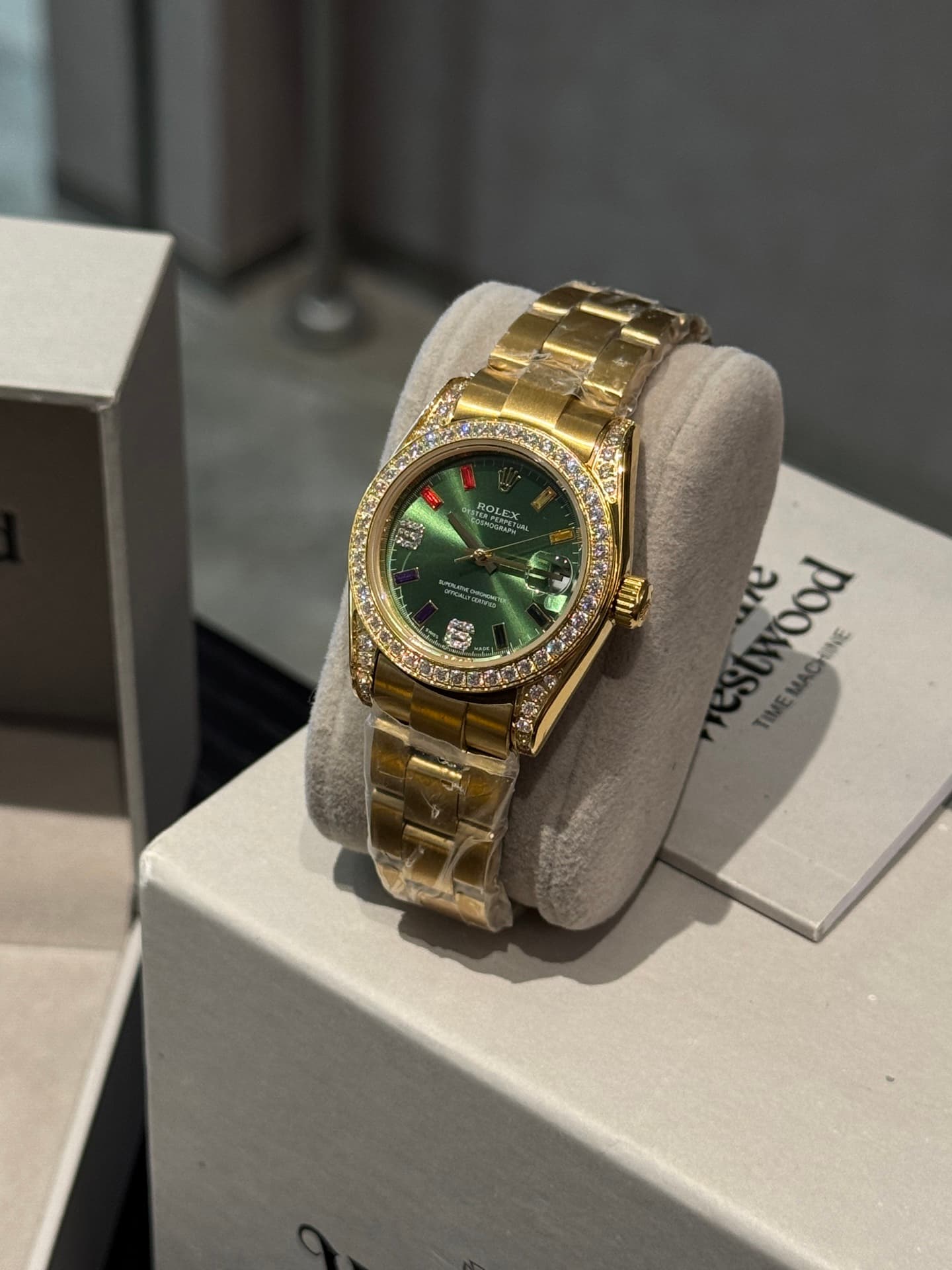Rolex White Watch