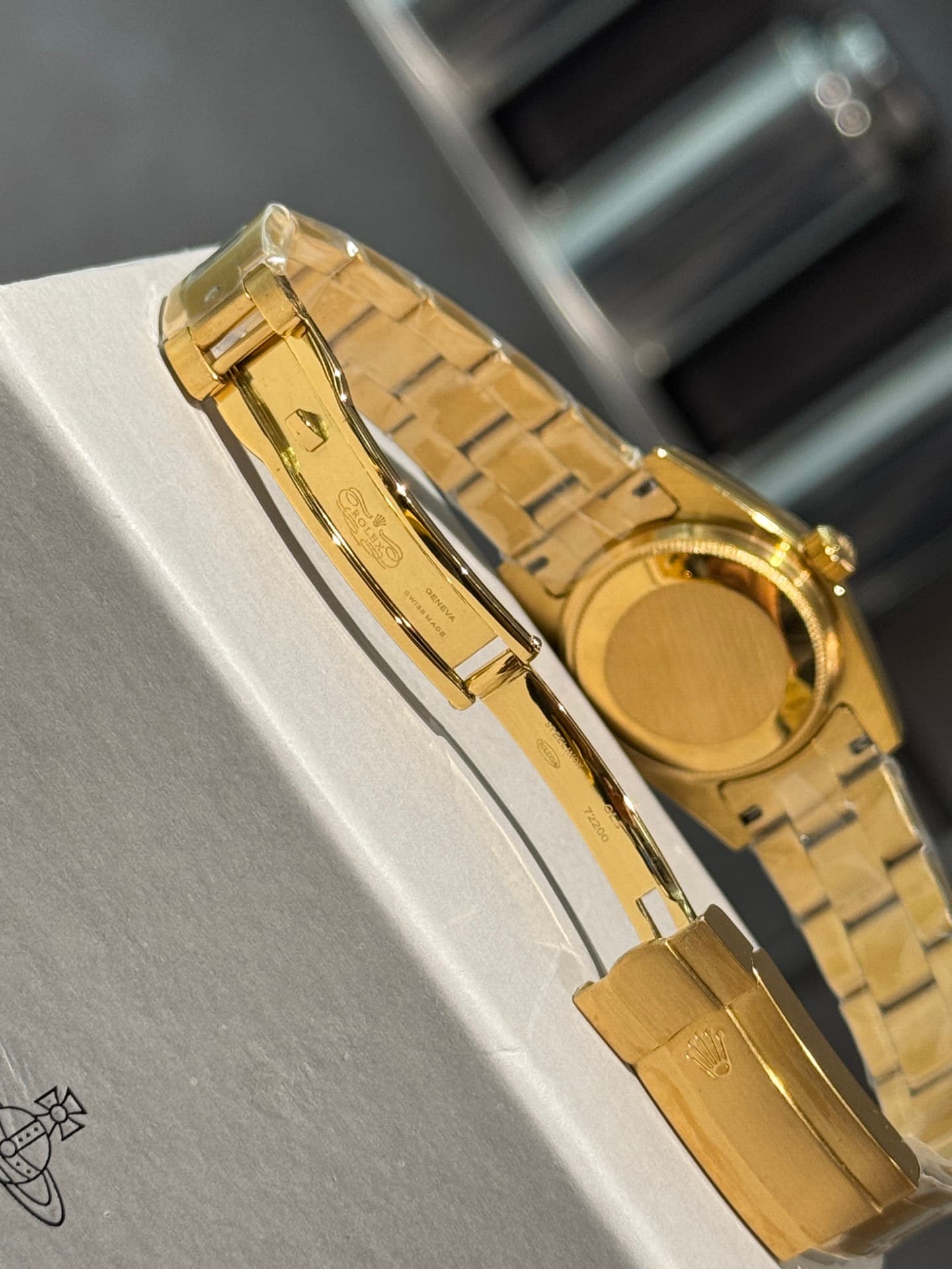 Rolex White Watch