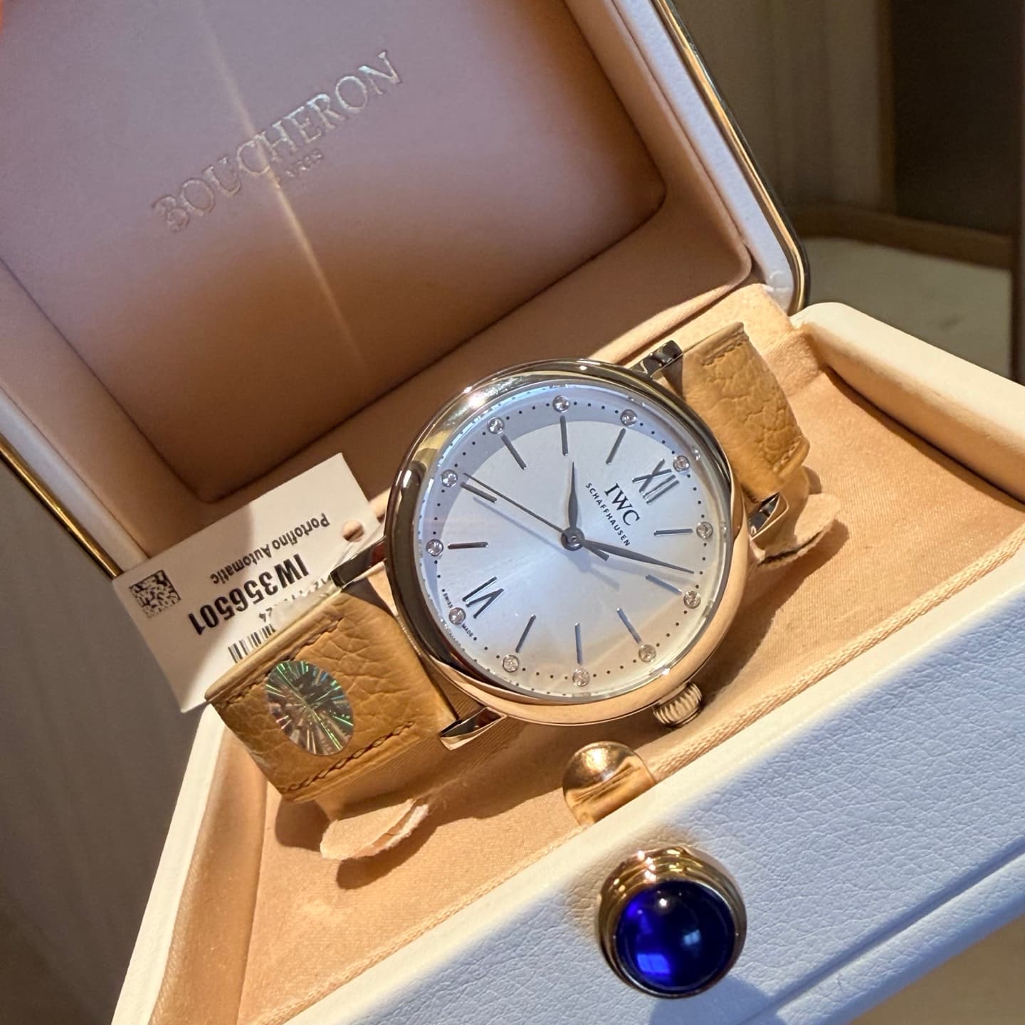 IWC White Watch