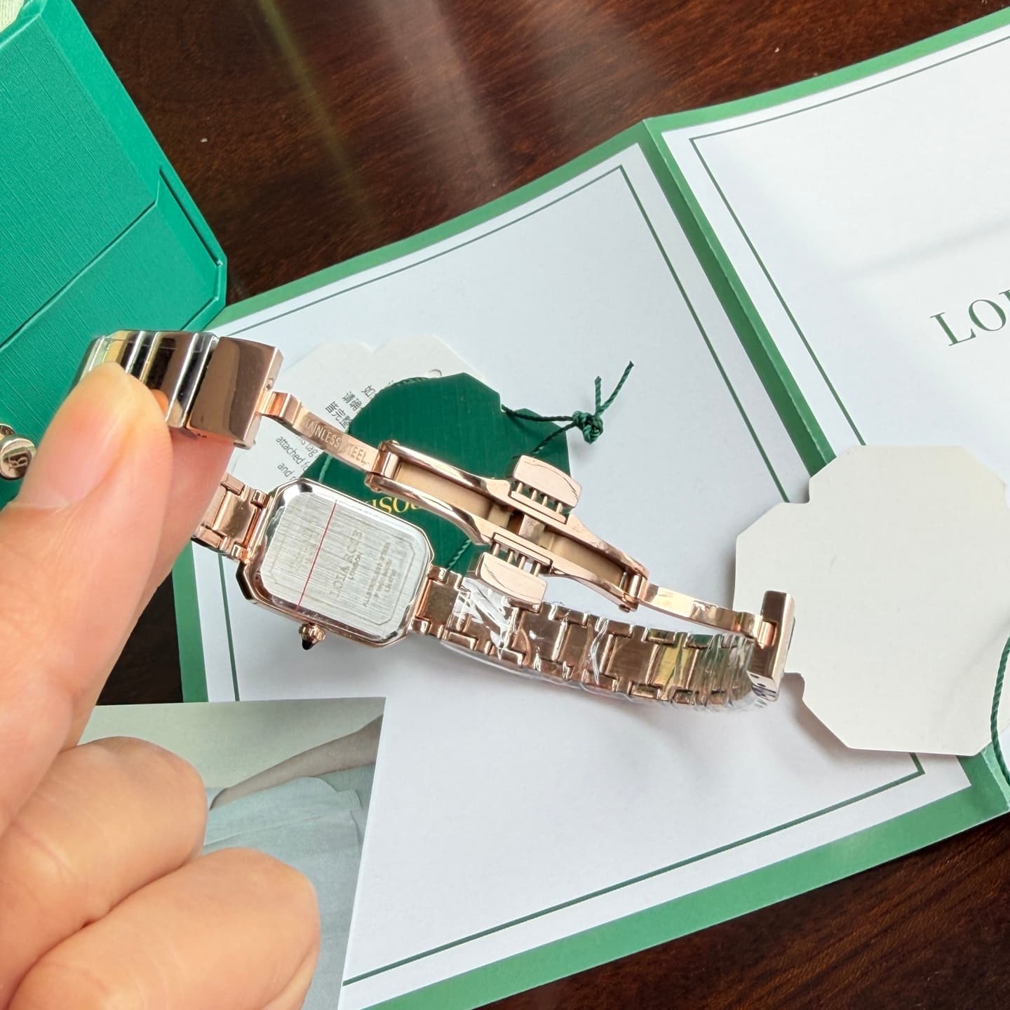 Luxury Watch White Bag LR4708