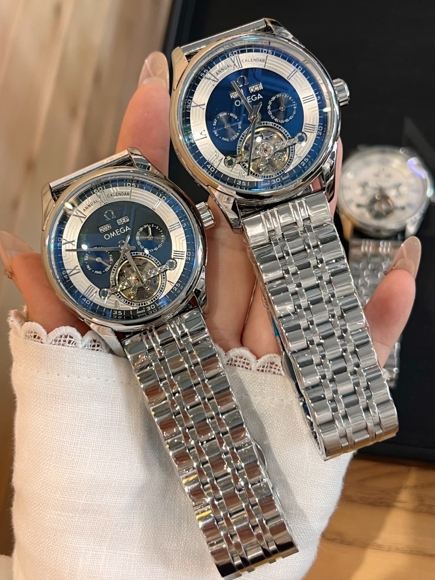 Omega Cream Watch