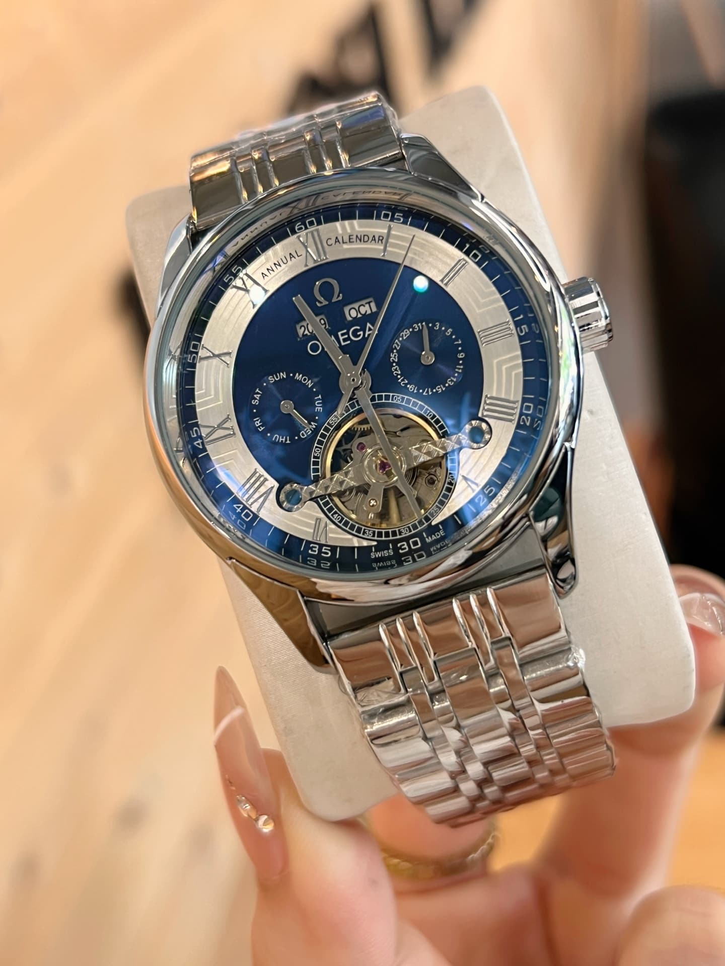 Omega Cream Watch