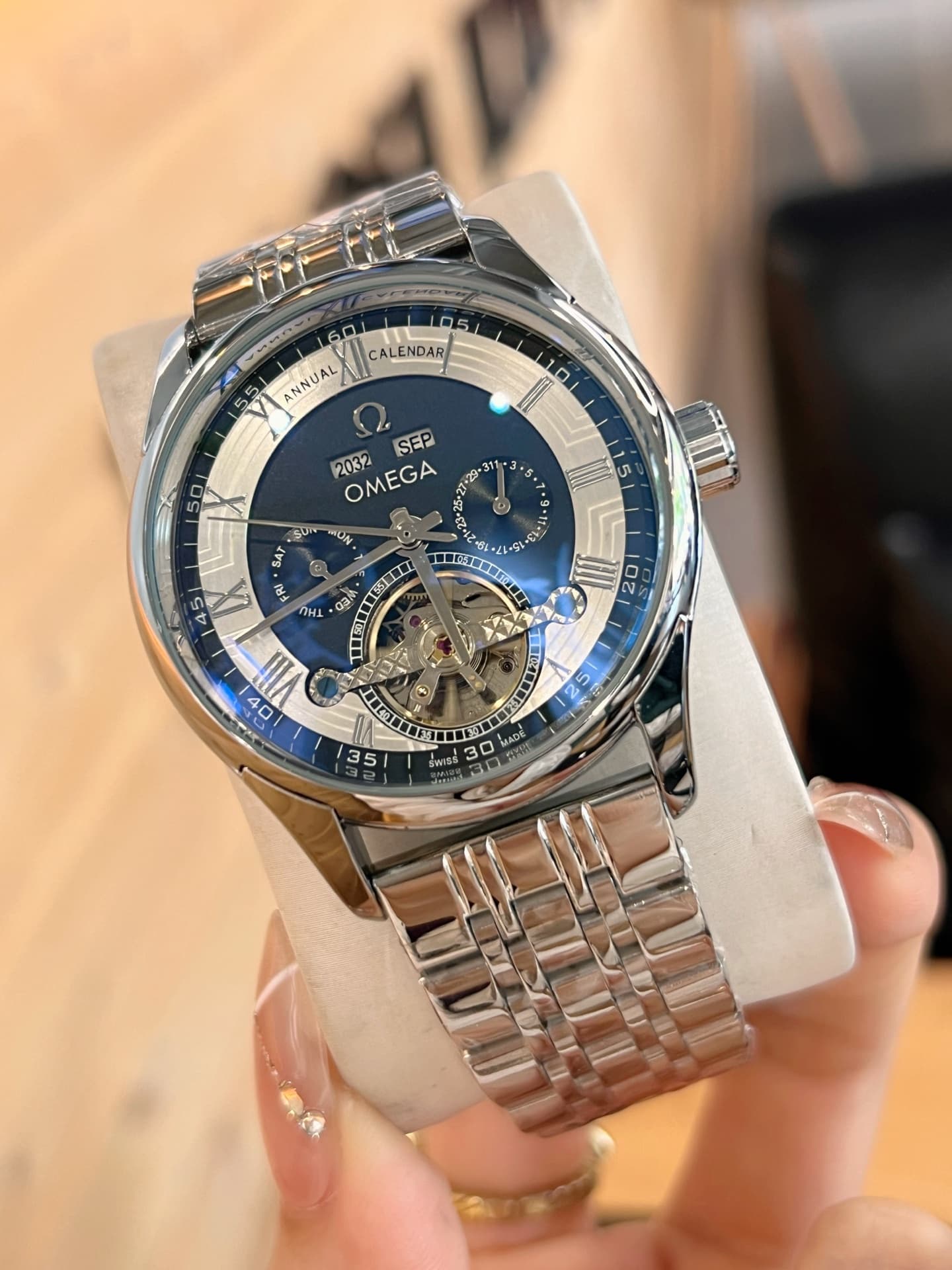 Omega Cream Watch