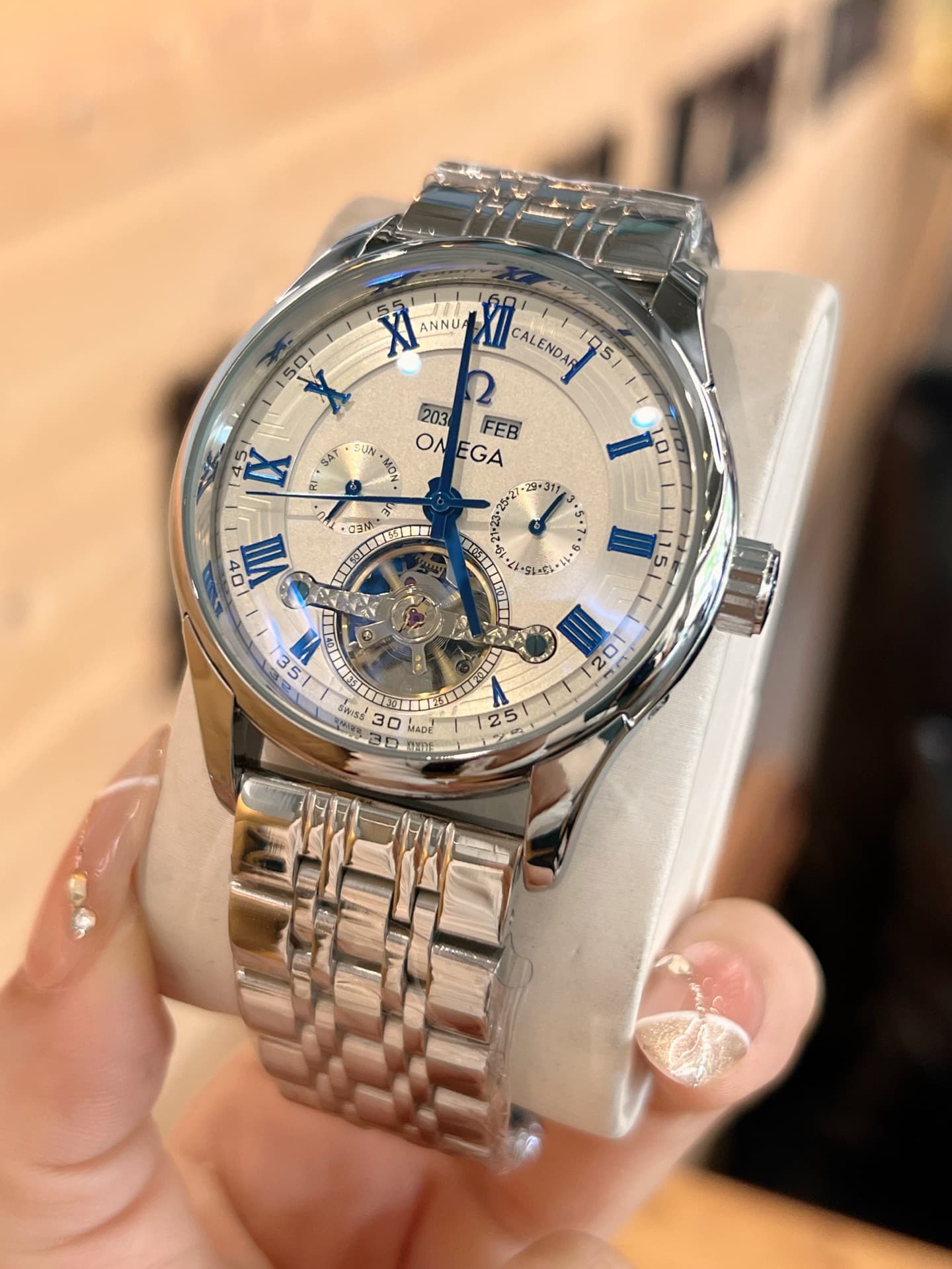 Omega Cream Watch