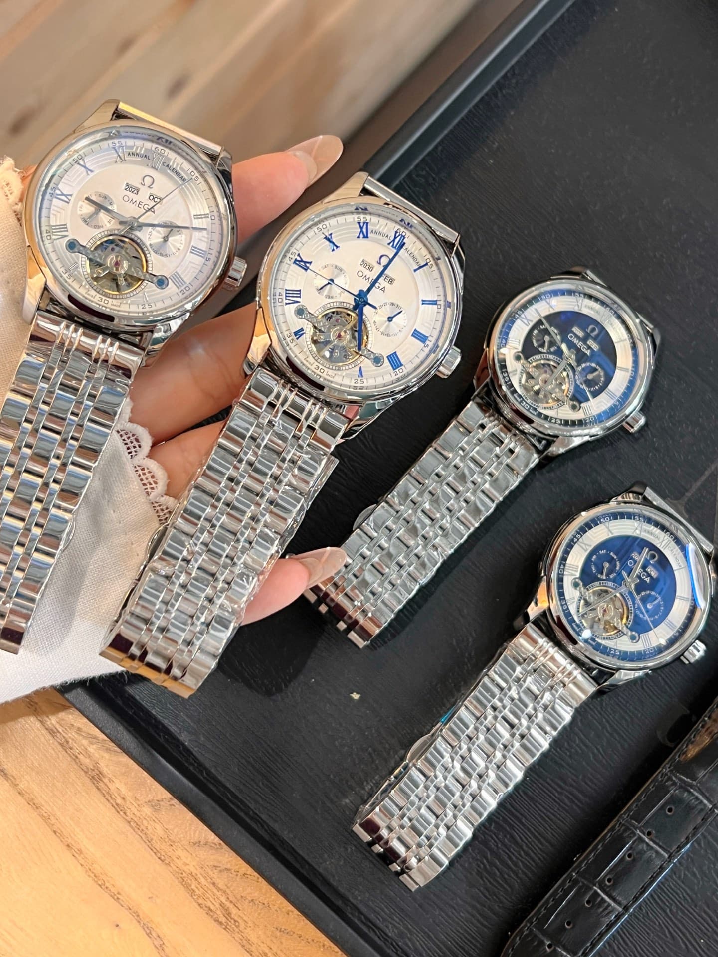 Omega Cream Watch