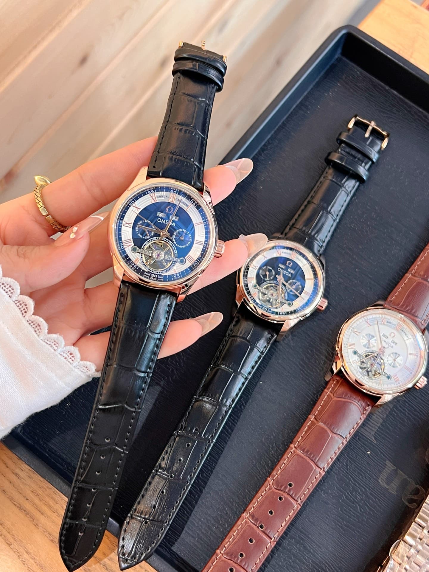 Omega Cream Watch
