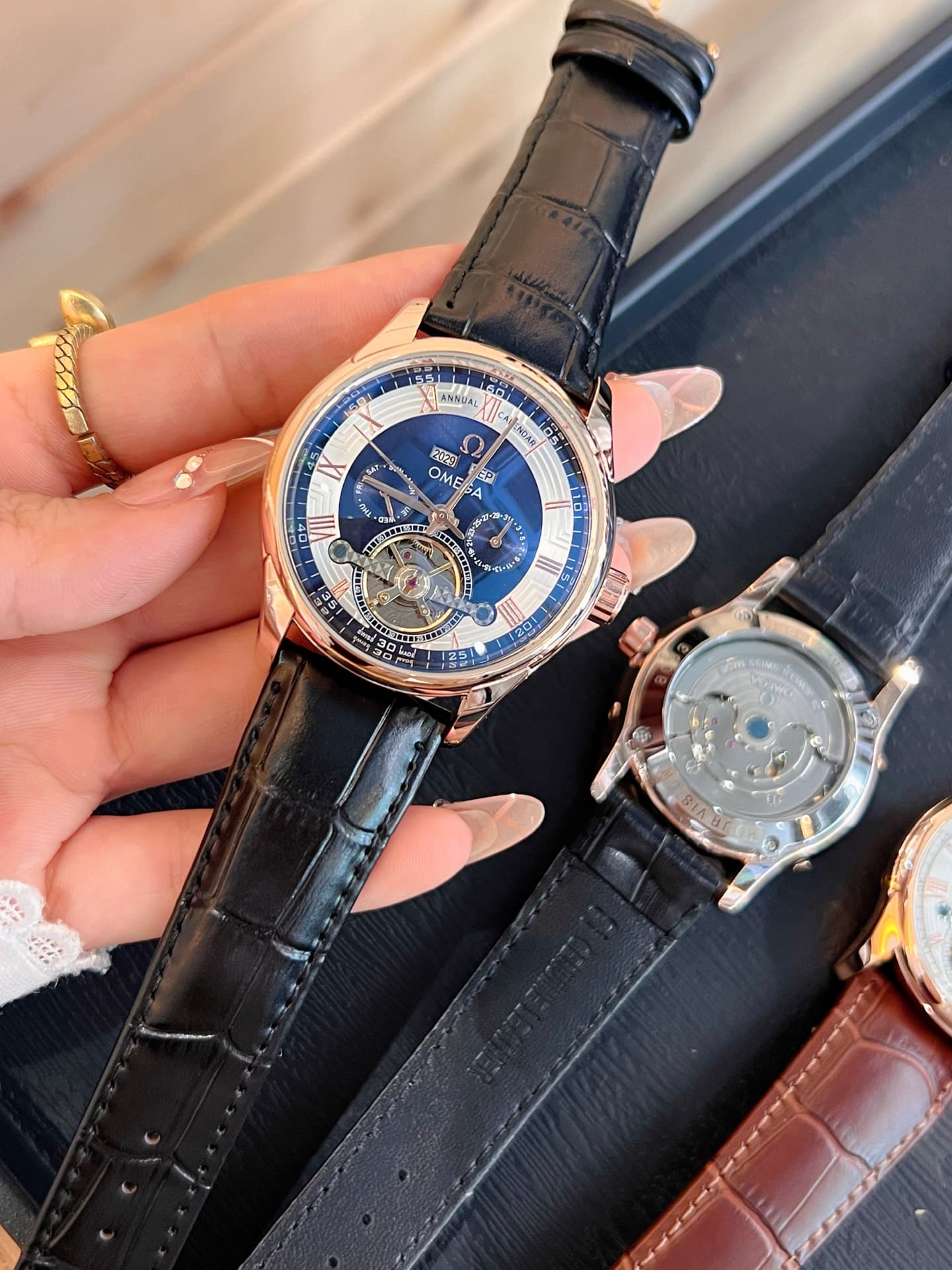 Omega Cream Watch