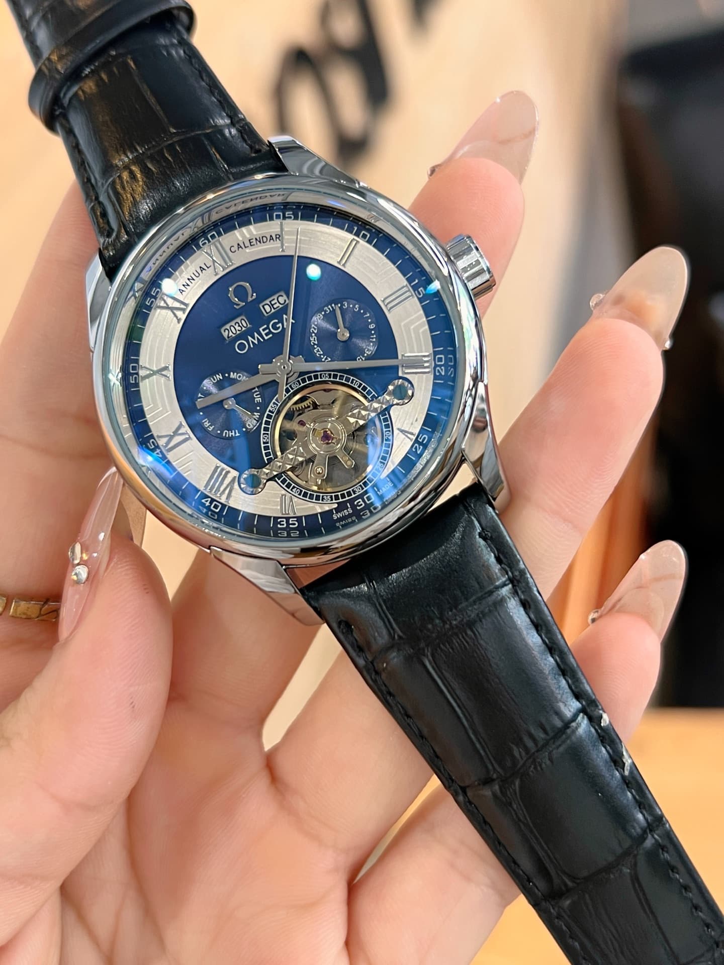 Omega Cream Watch