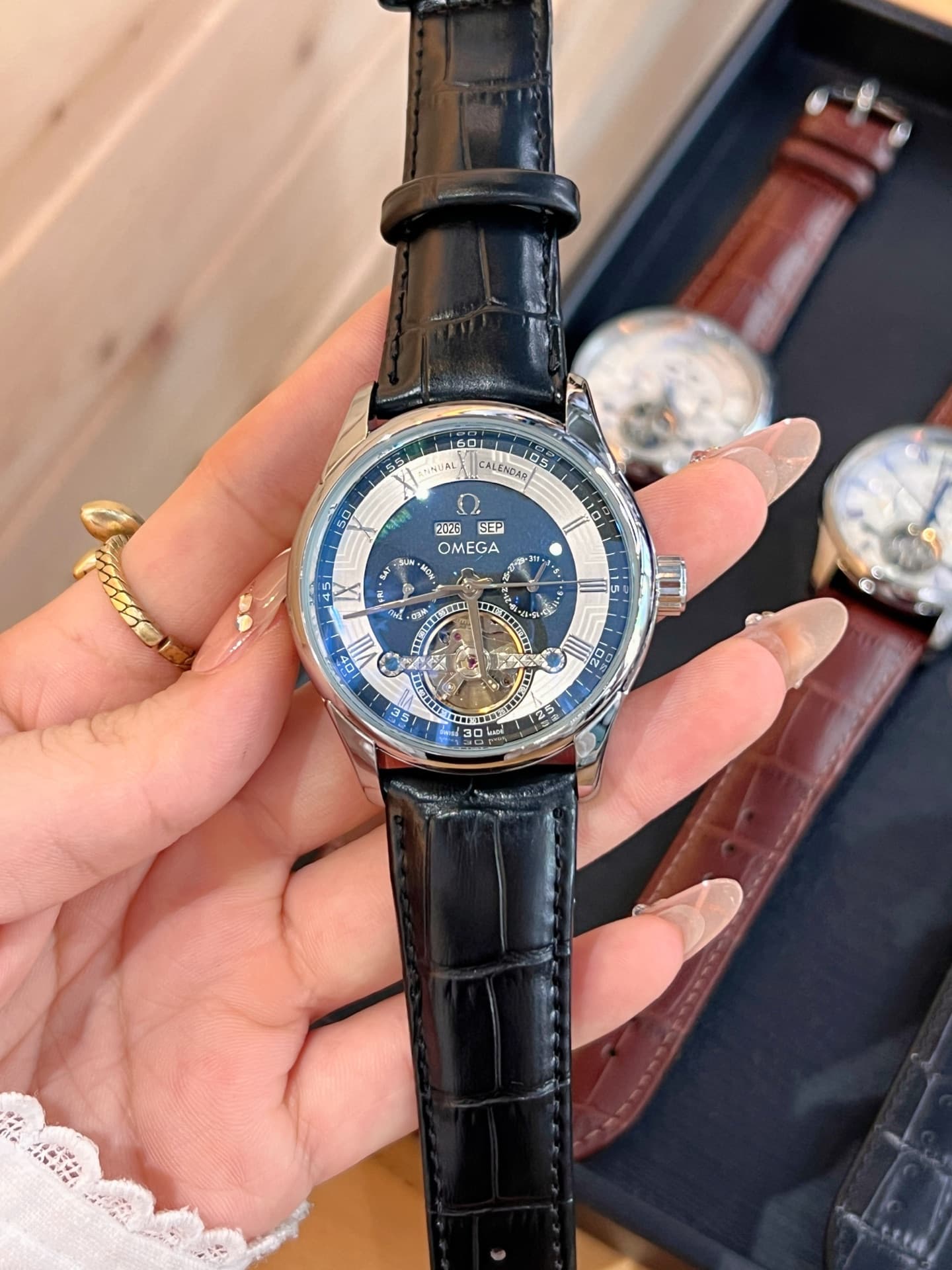 Omega Cream Watch