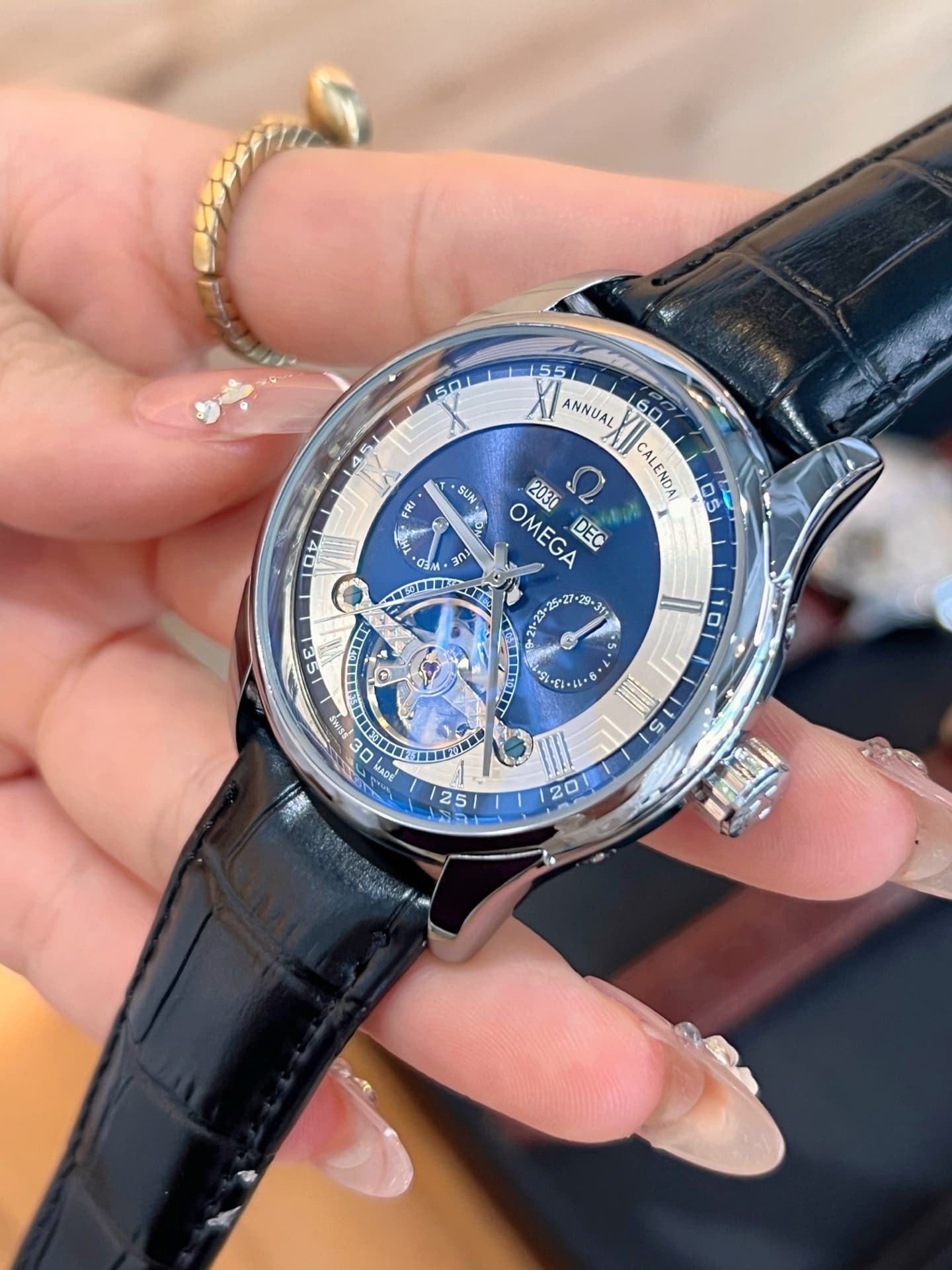 Omega Cream Watch