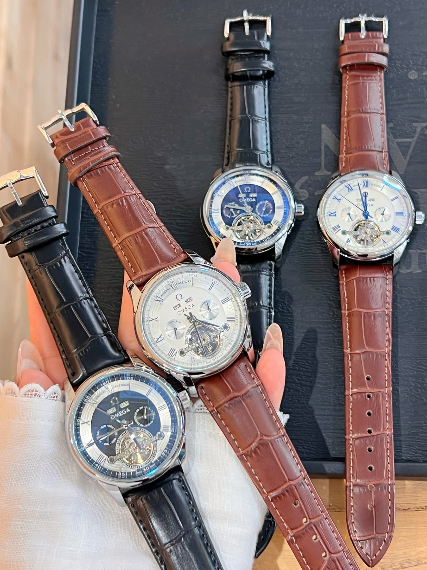 Omega Cream Watch