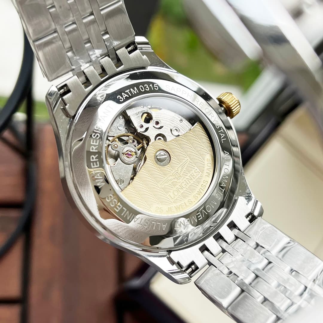 Longines White Watch