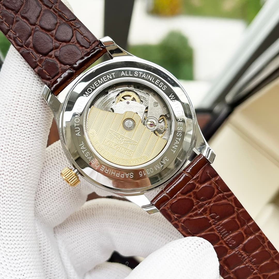 Longines White Watch