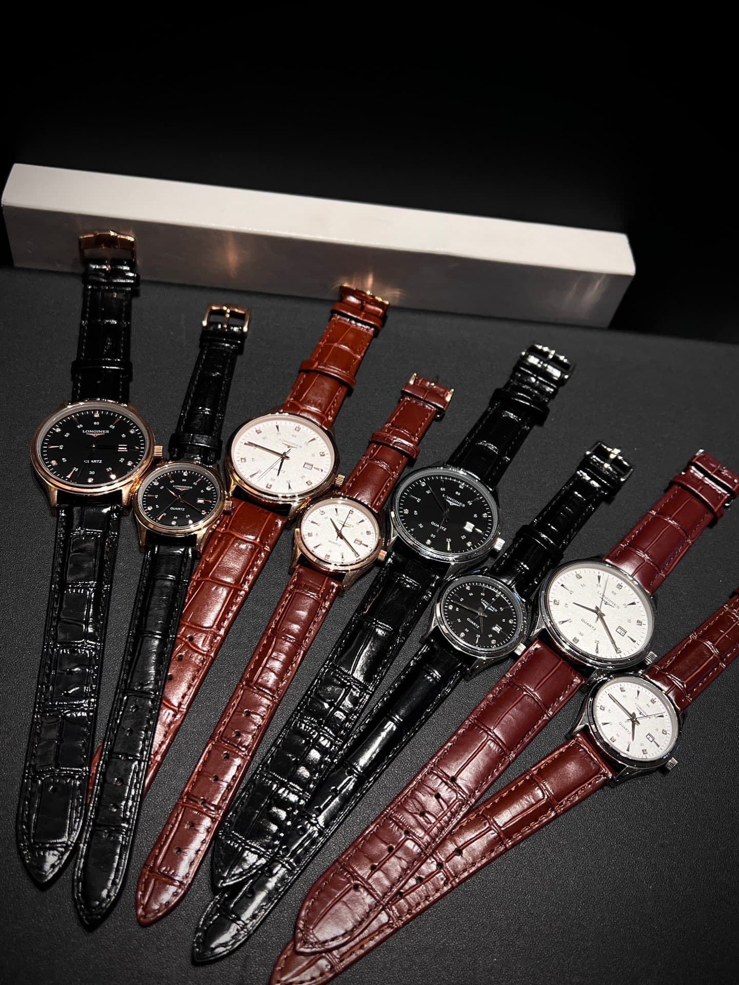 Longines White Watch