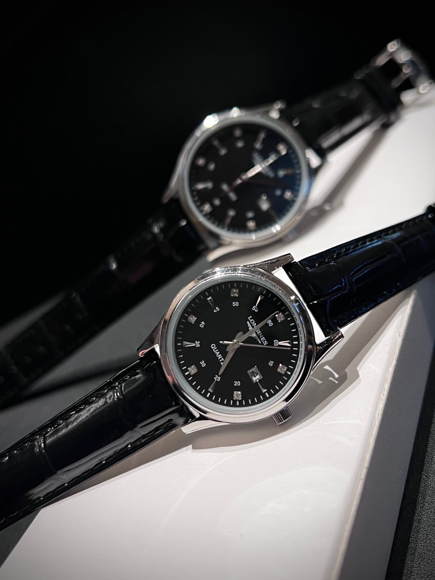 Longines White Watch