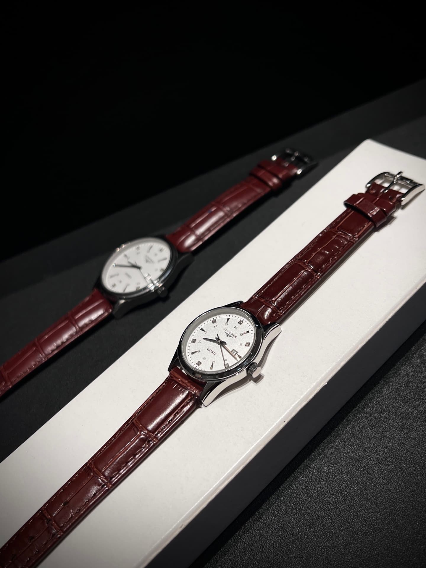 Longines White Watch