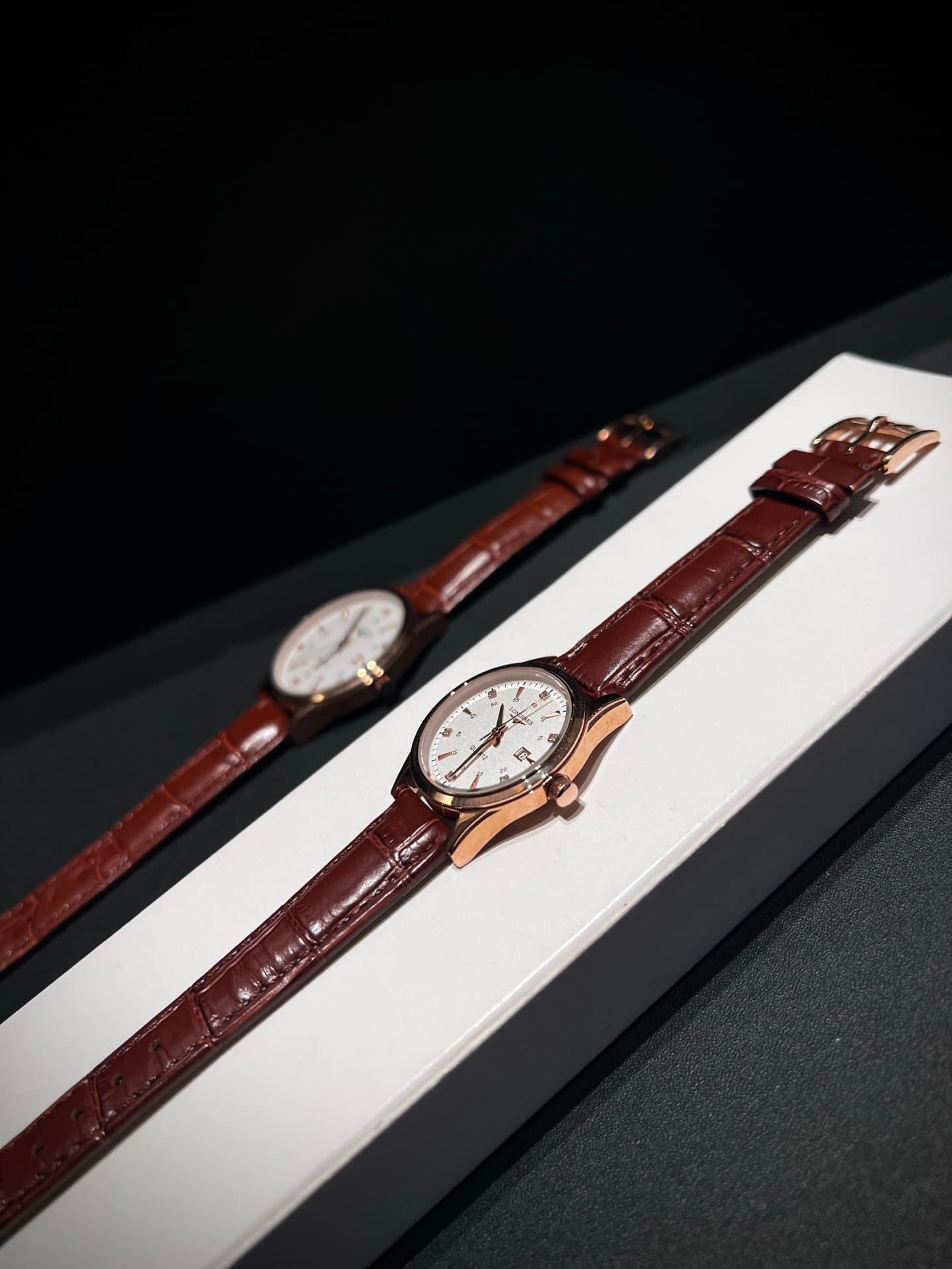 Longines White Watch