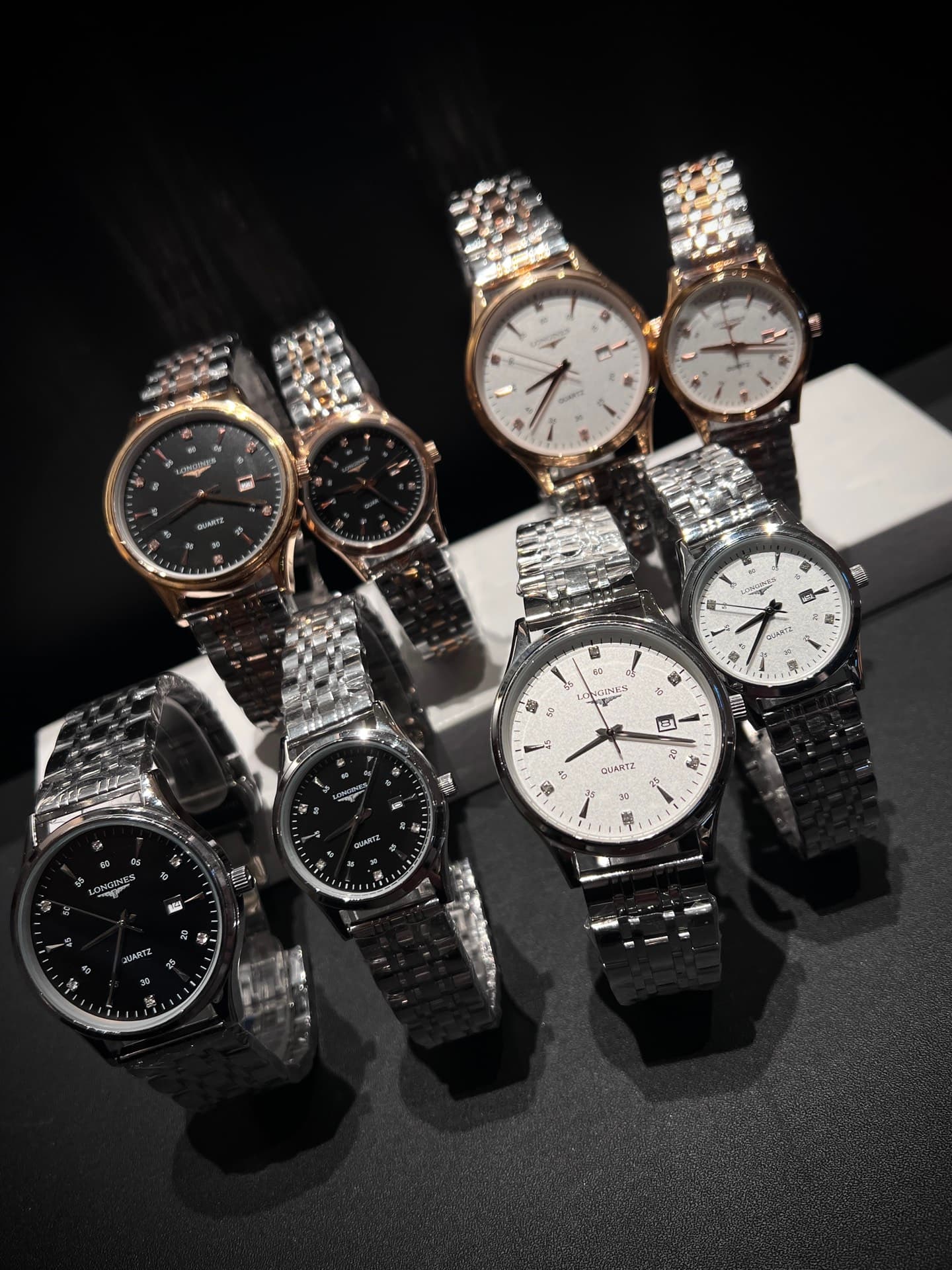 Longines White Watch