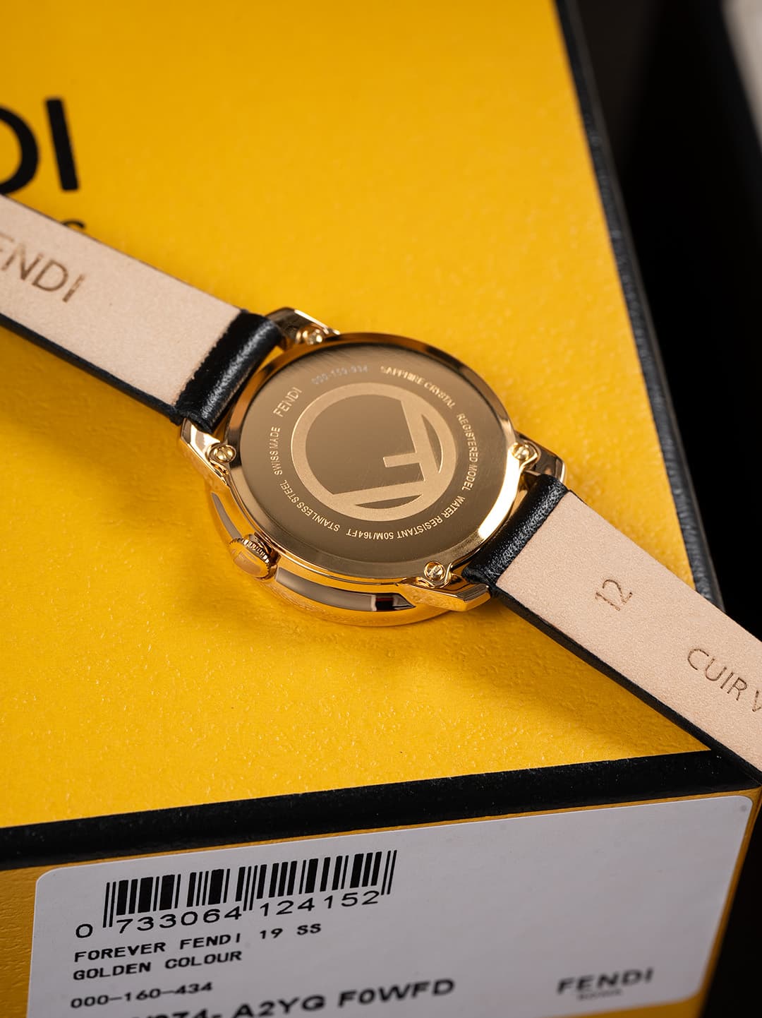 Fendi Gold Mini Watch