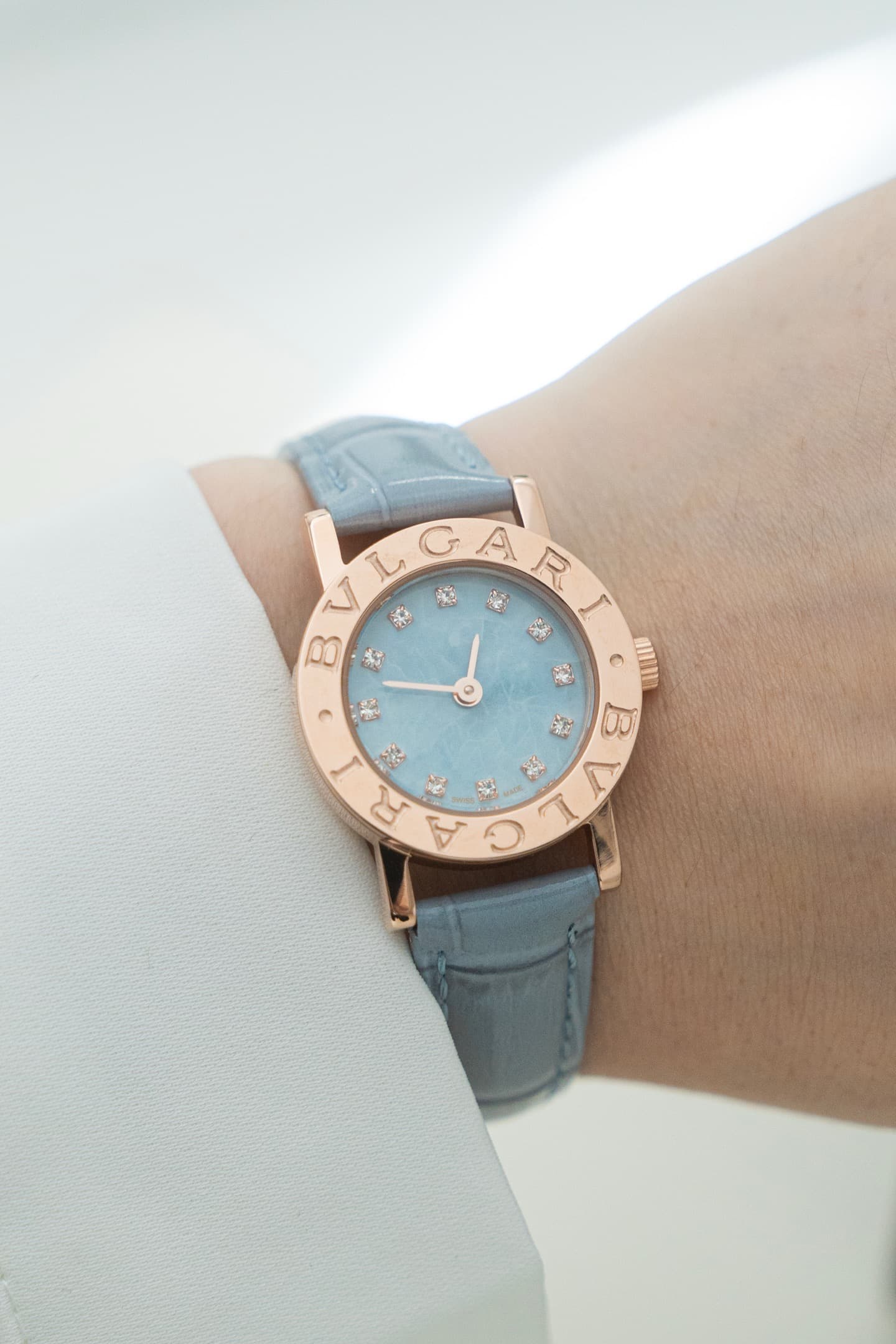 Bottega Veneta Cream Watch