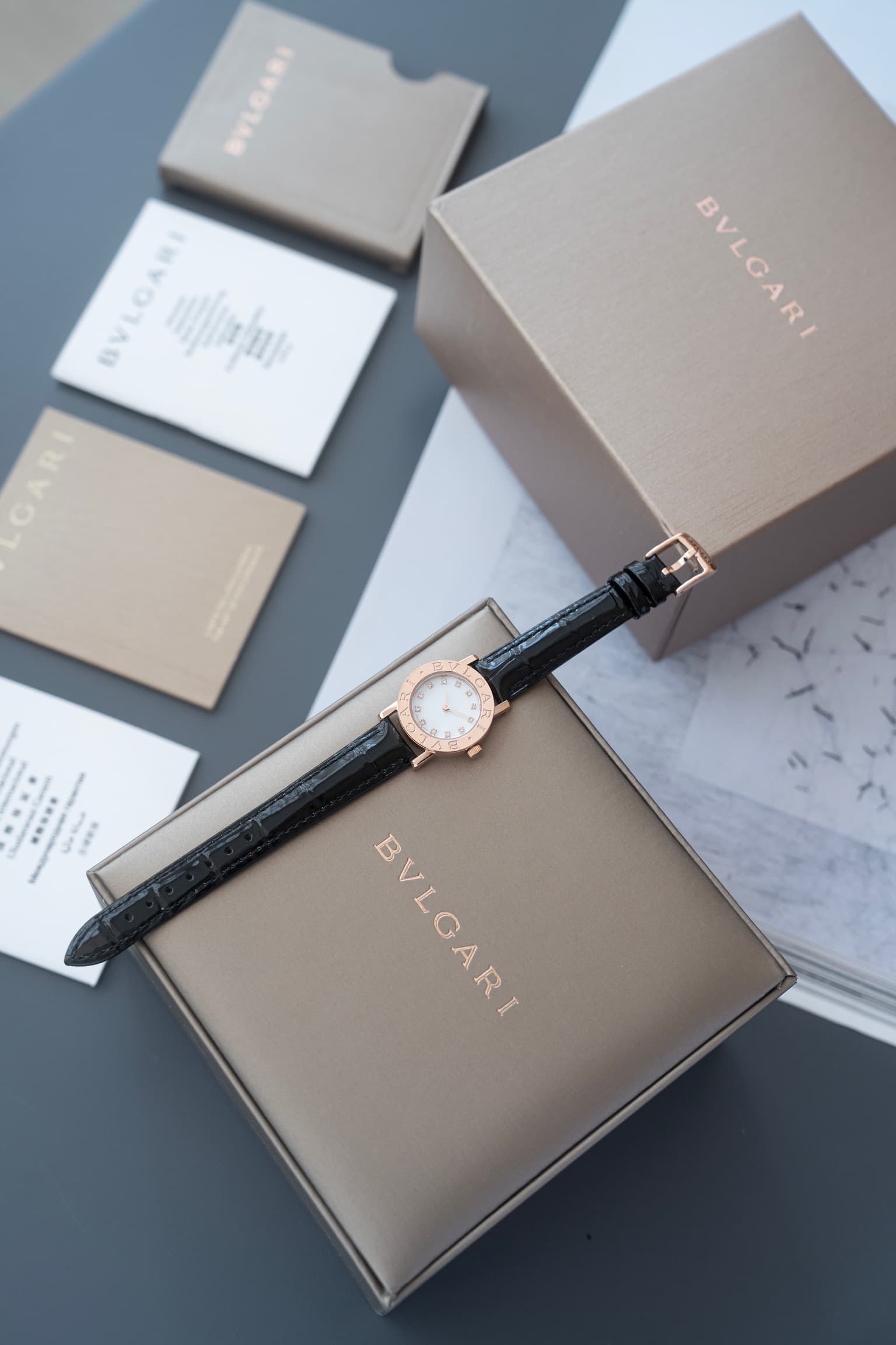 Bottega Veneta Cream Watch