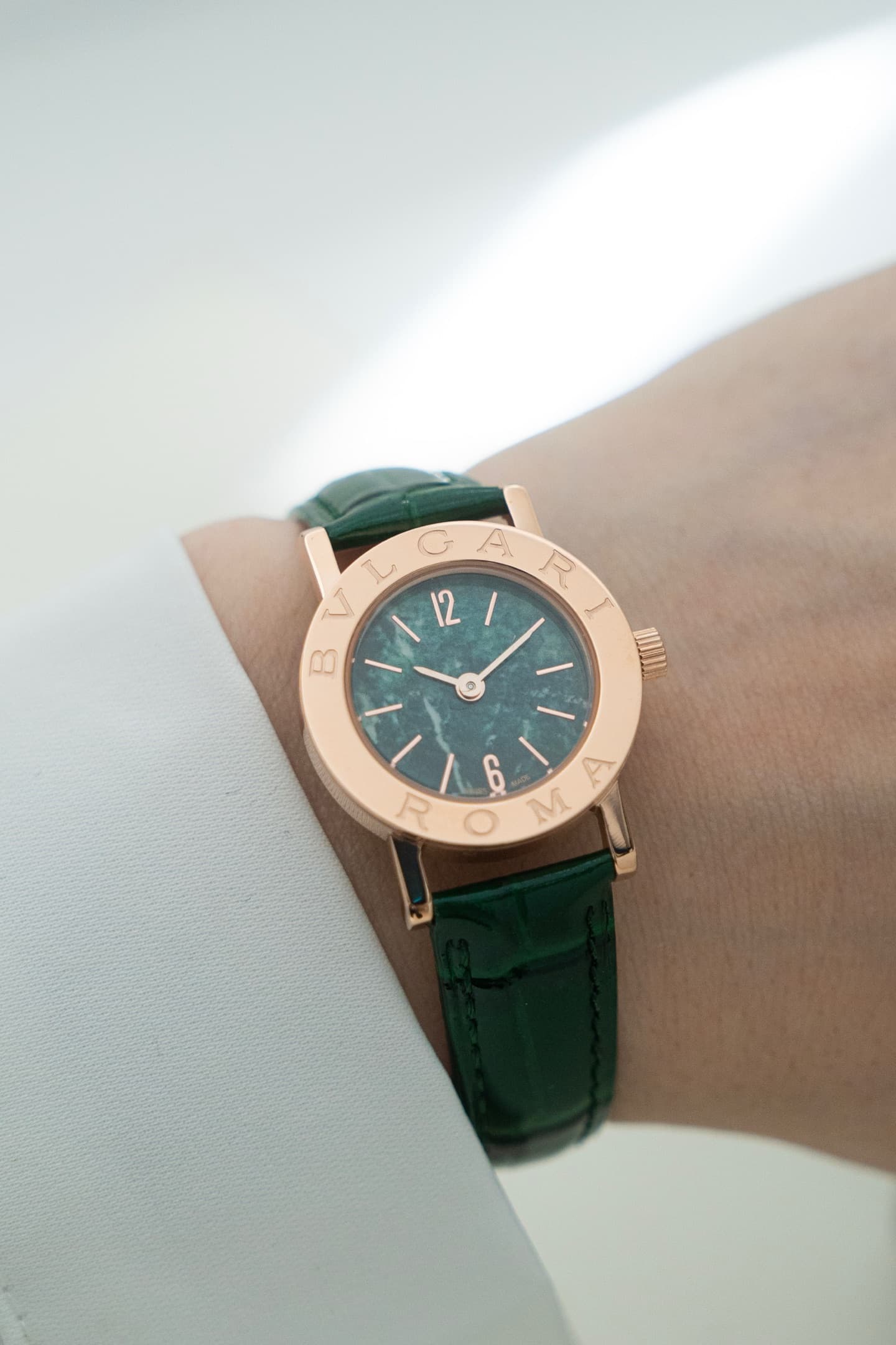 Bottega Veneta Cream Watch