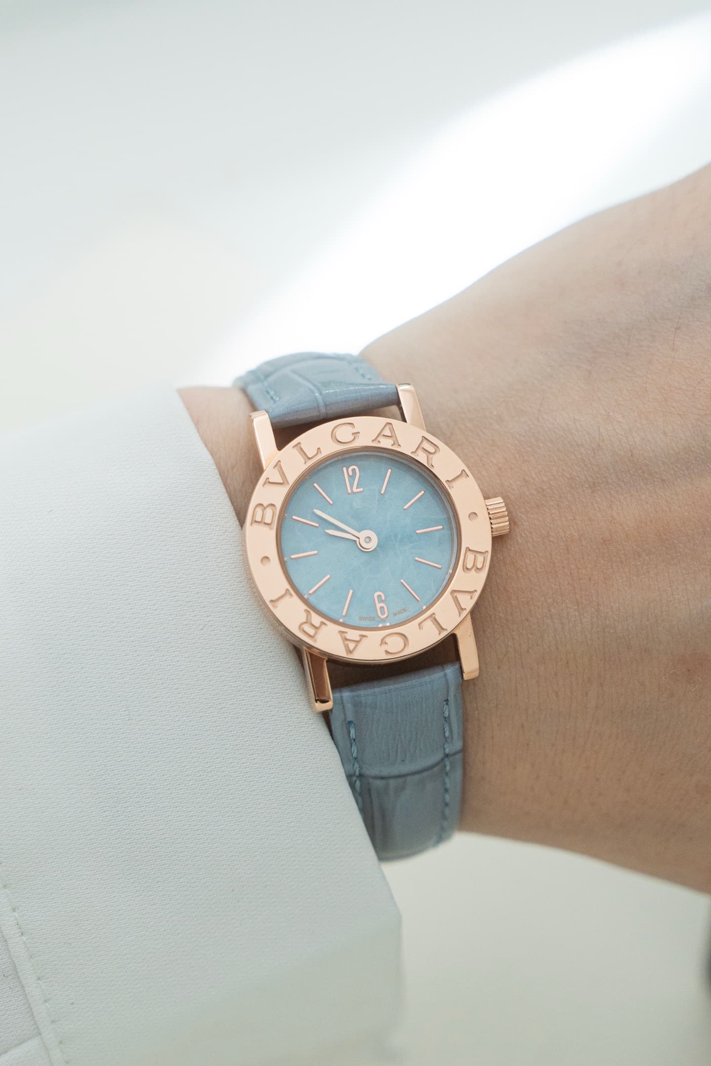 Bottega Veneta Cream Watch