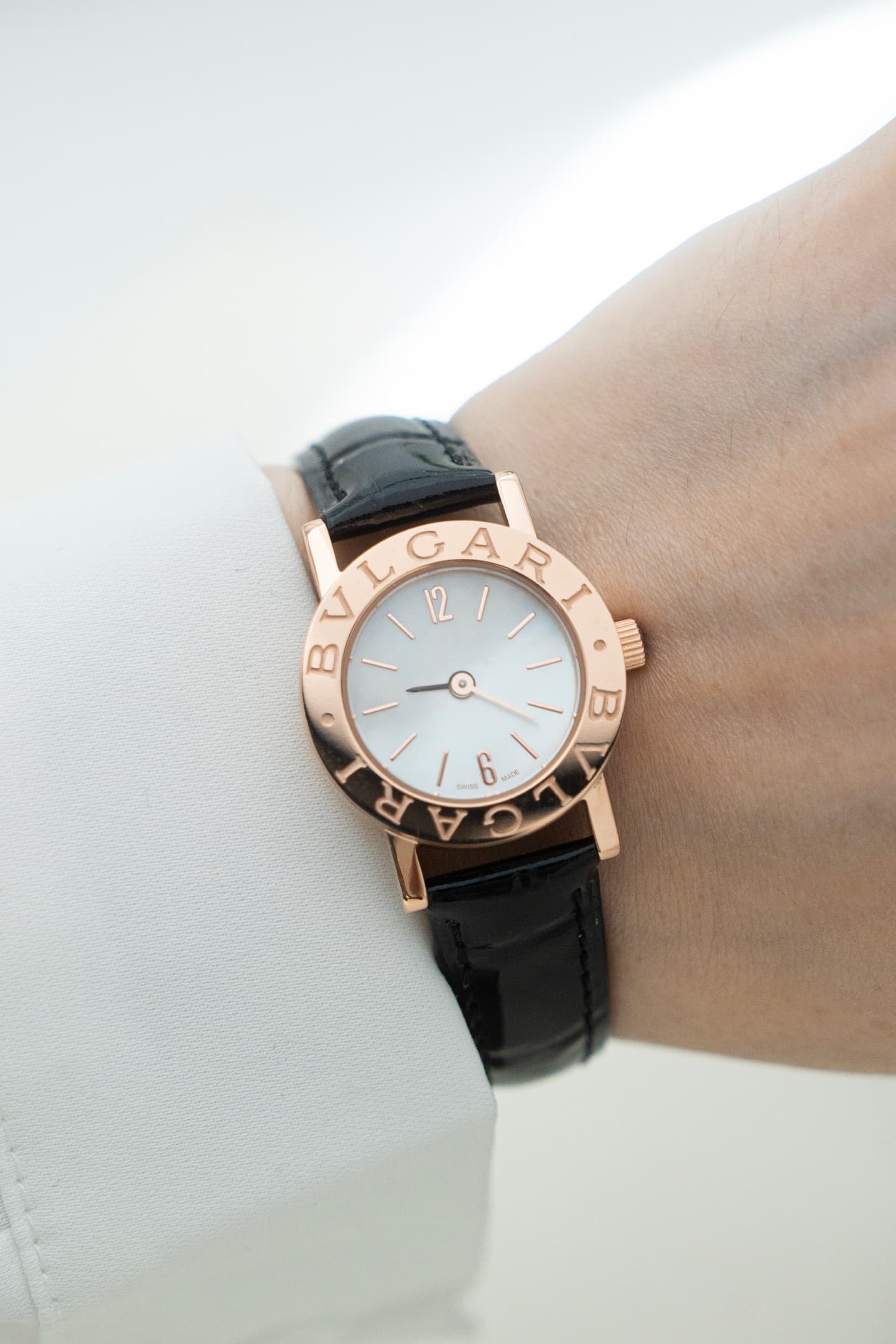 Bottega Veneta Cream Watch