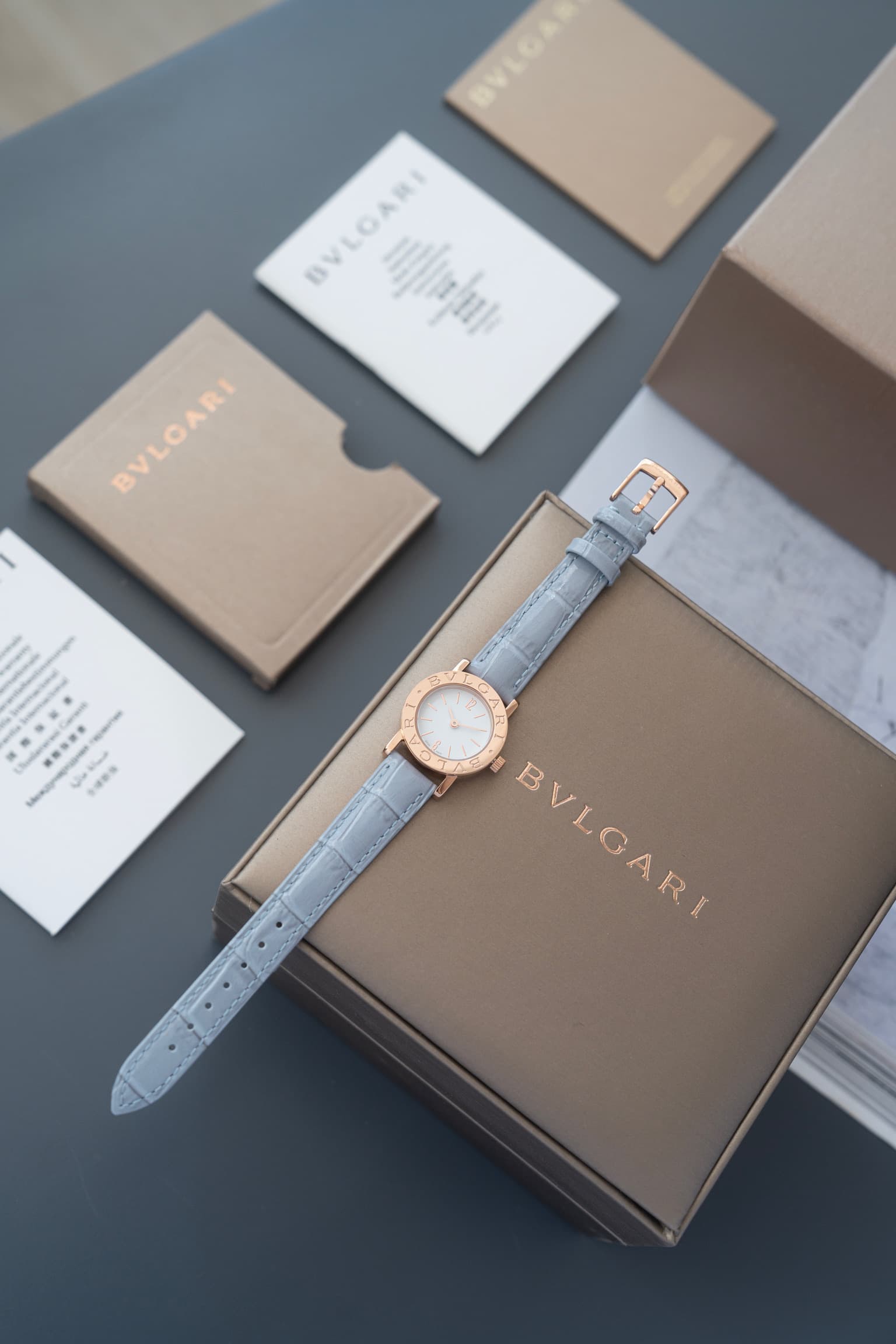 Bottega Veneta Cream Watch