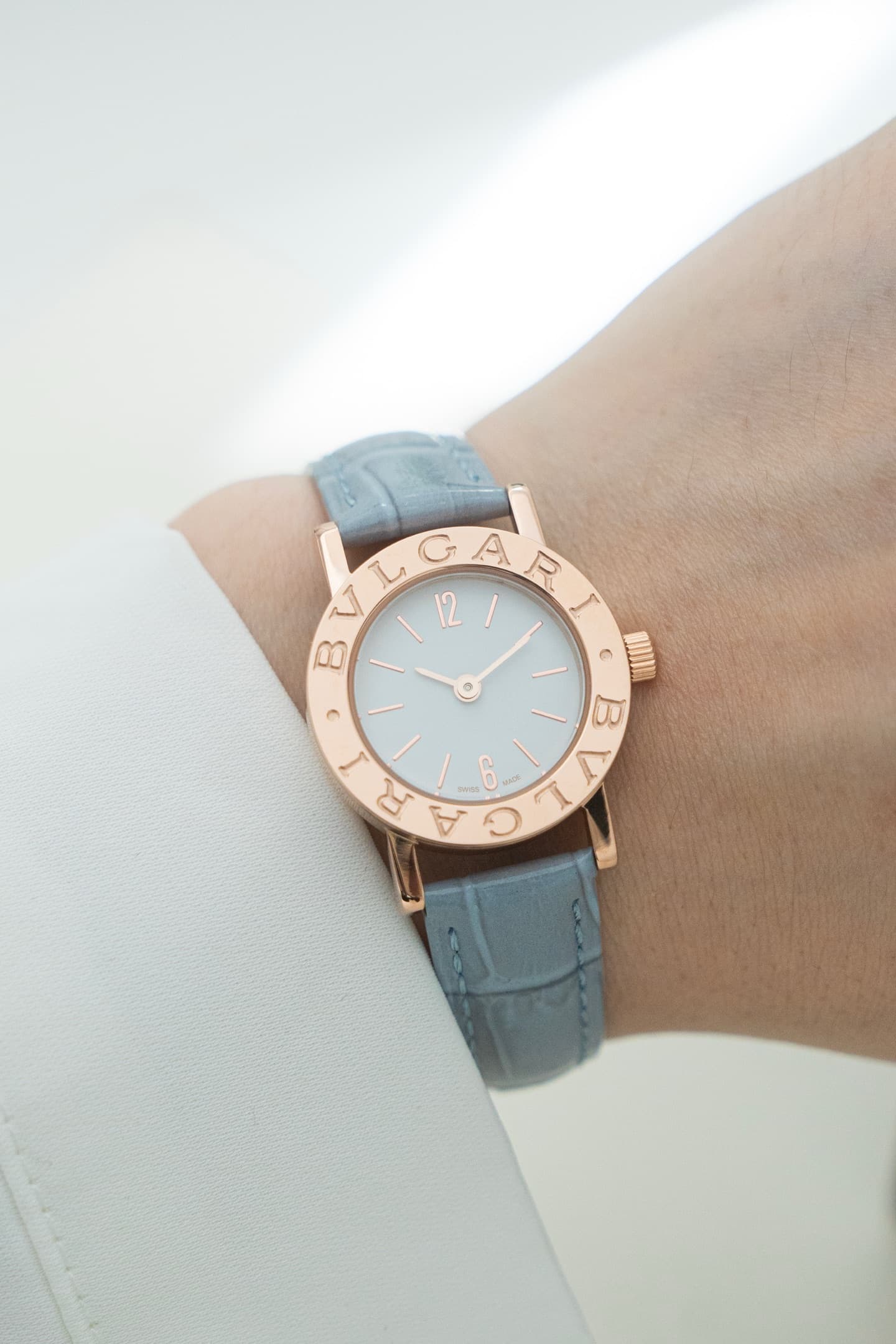 Bottega Veneta Cream Watch