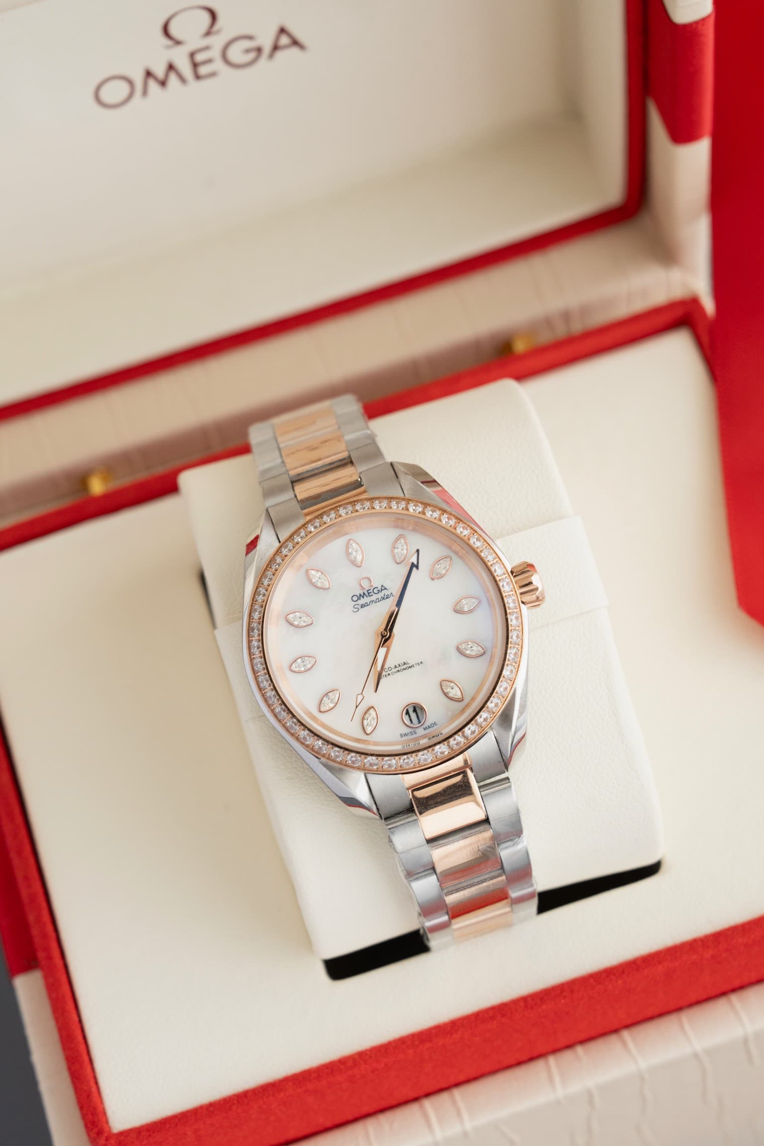 Omega Cream Watch