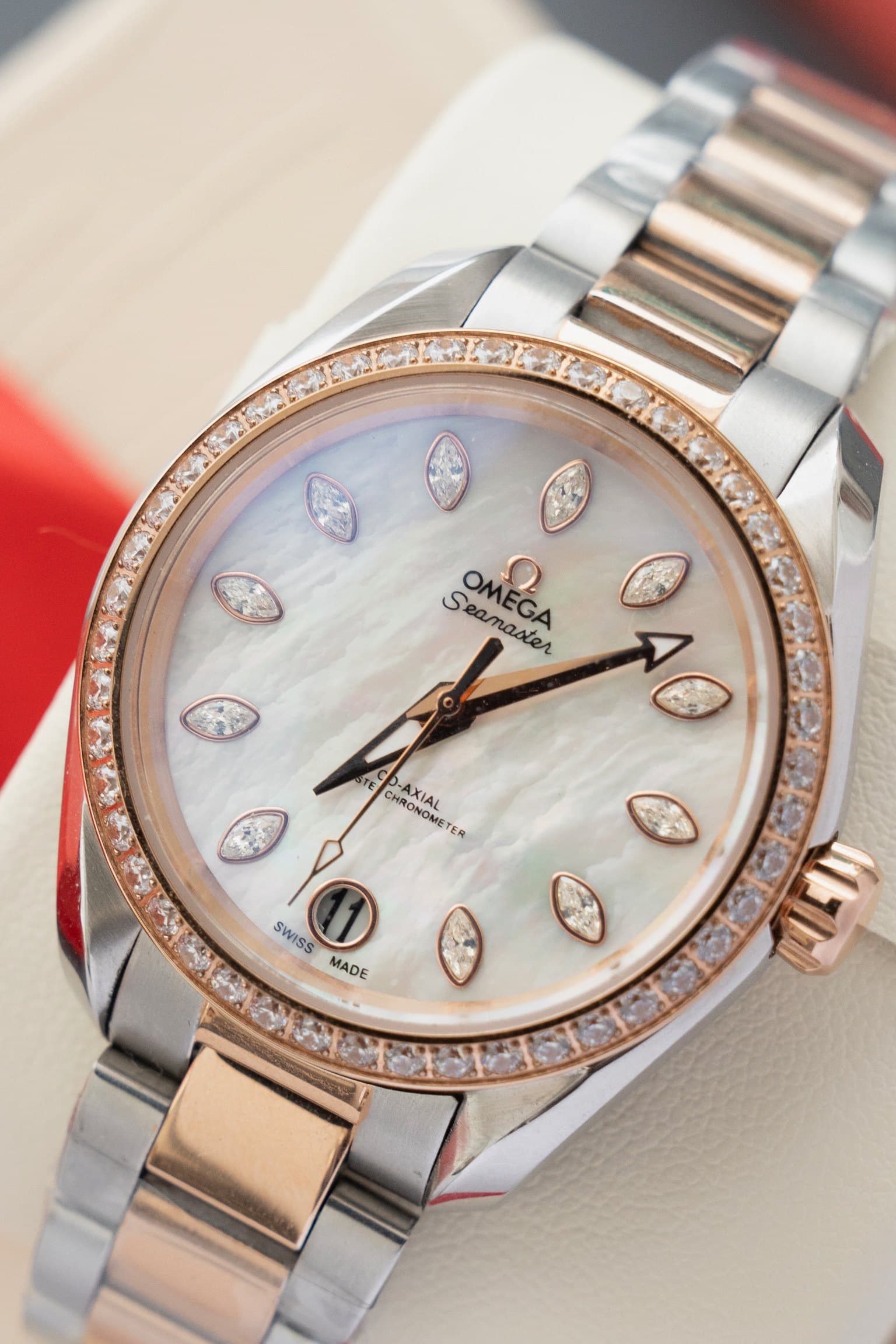 Omega Cream Watch