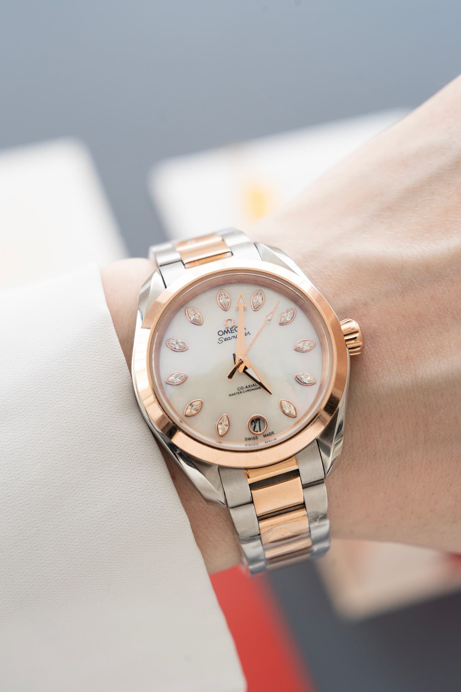 Omega Cream Watch
