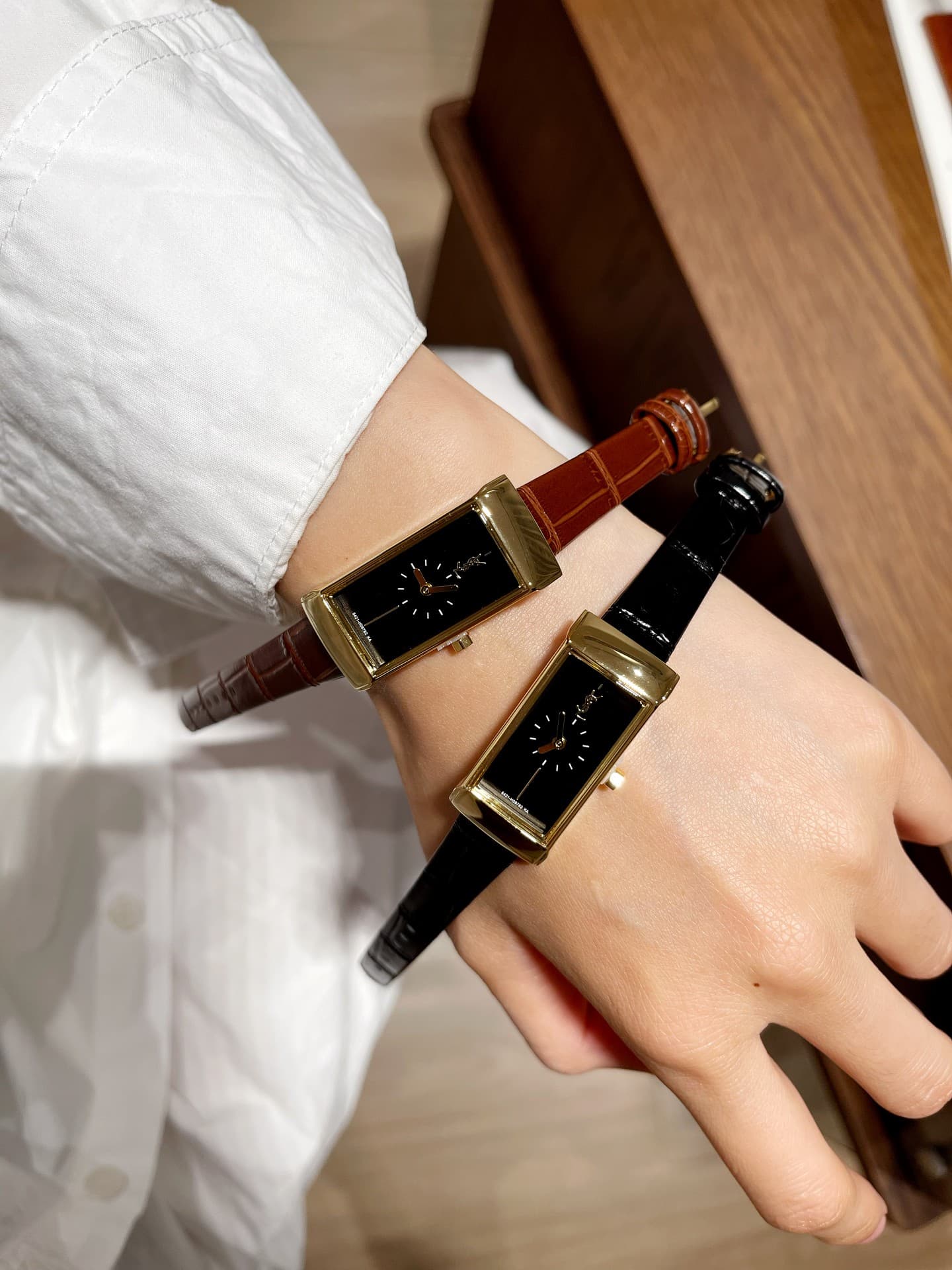Saint Laurent Red Belt