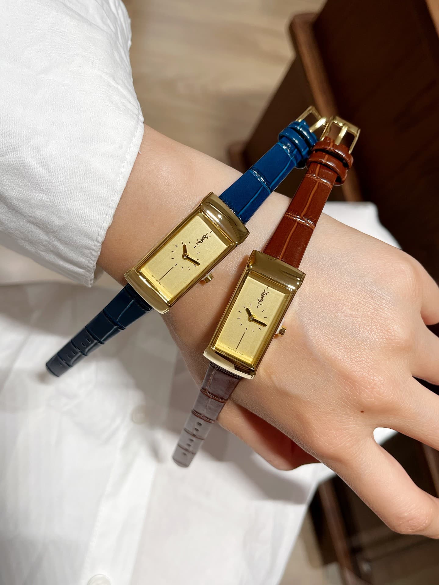 Saint Laurent Red Belt