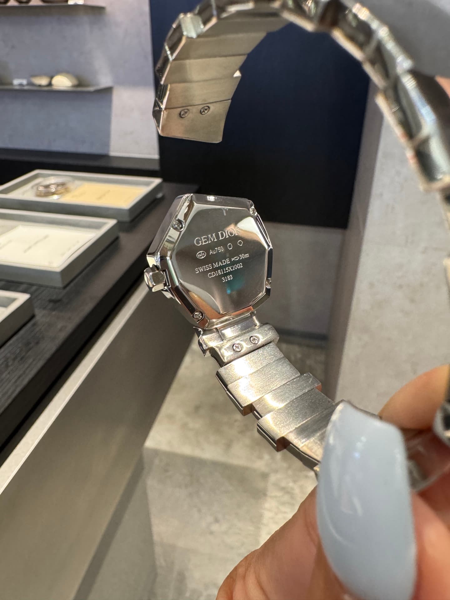 Dior White Watch
