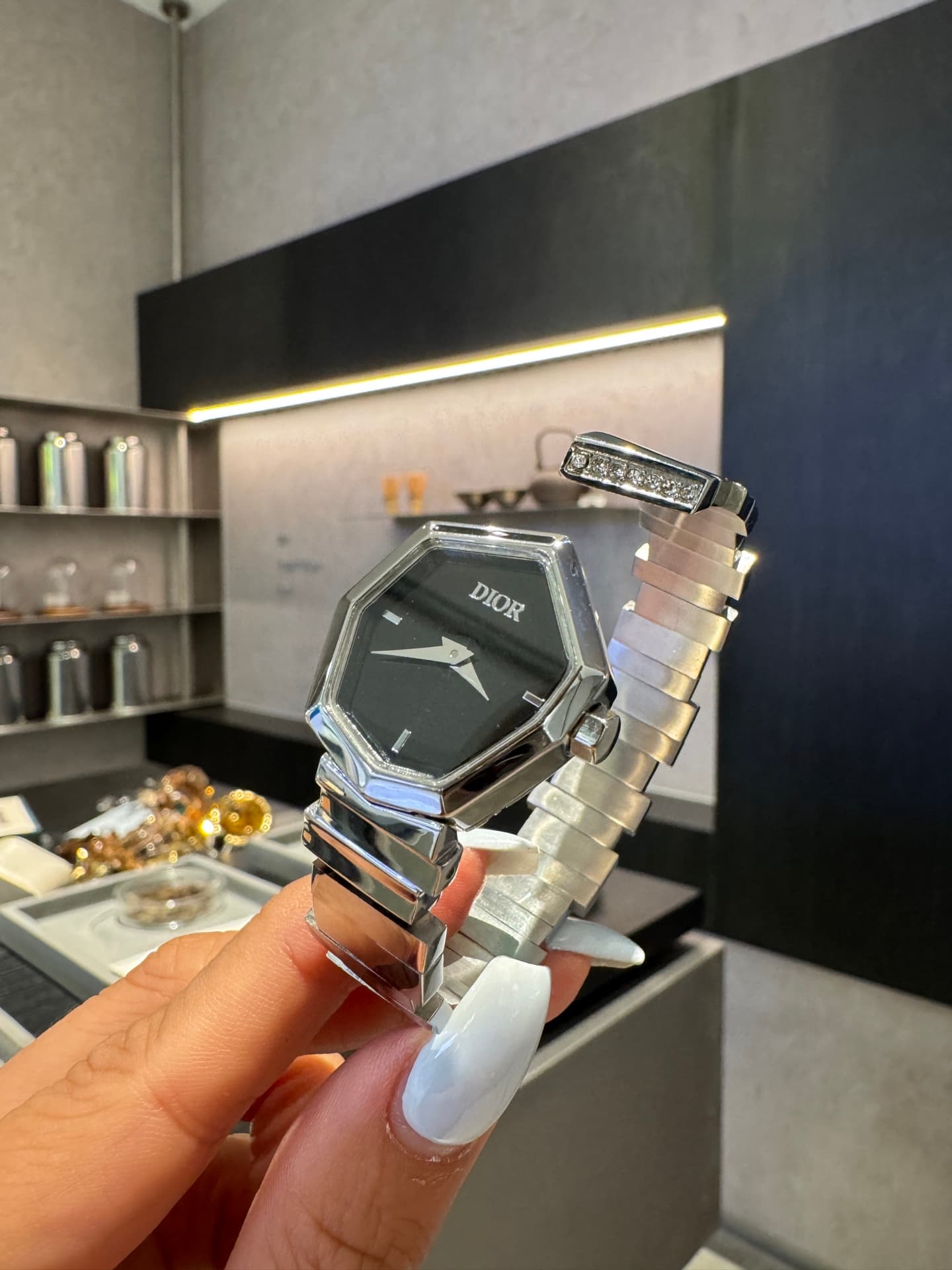 Dior White Watch