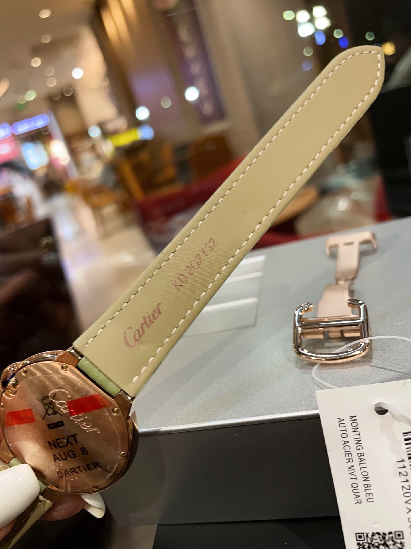 Cartier Blue Belt