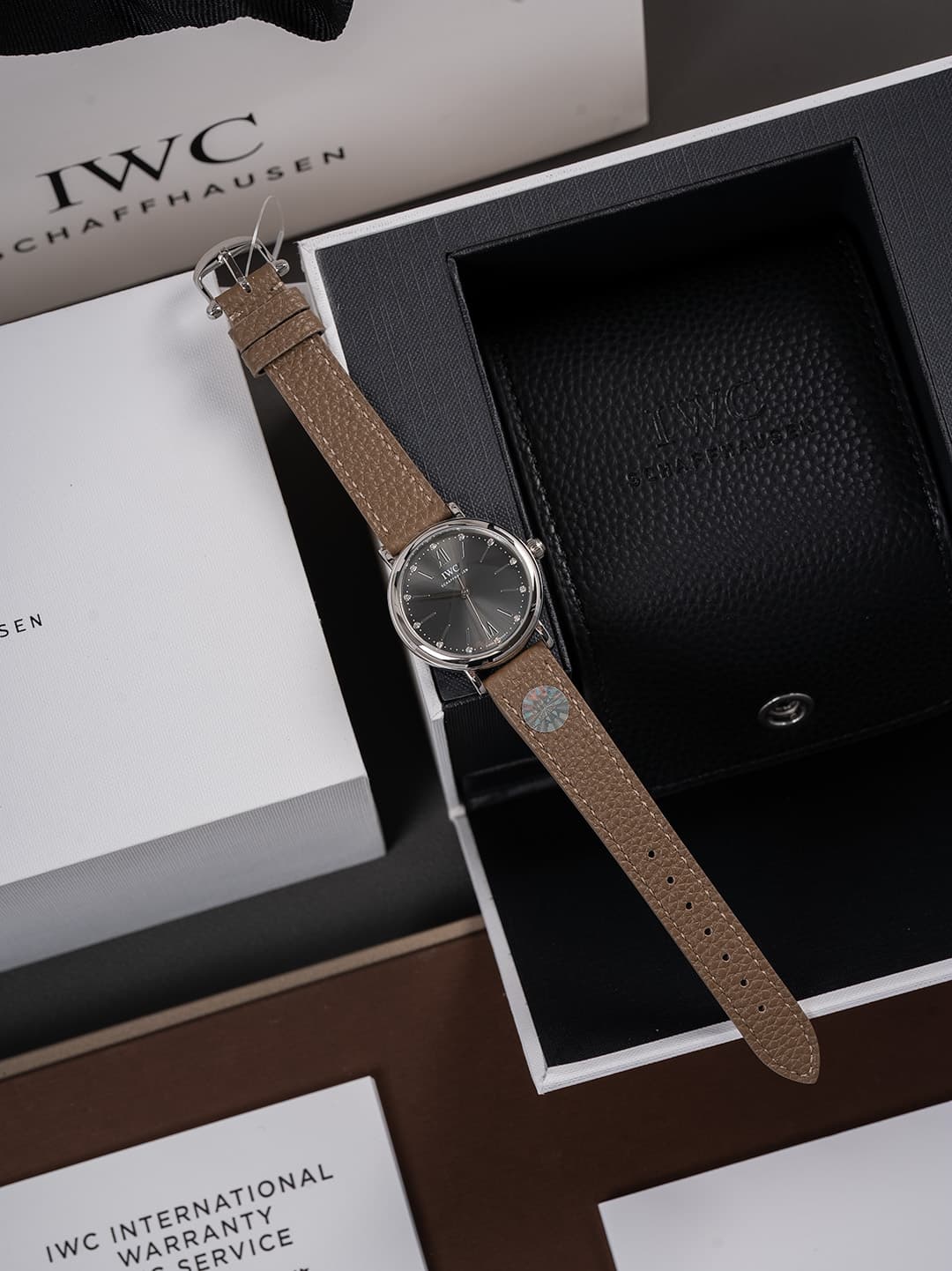 IWC White Watch
