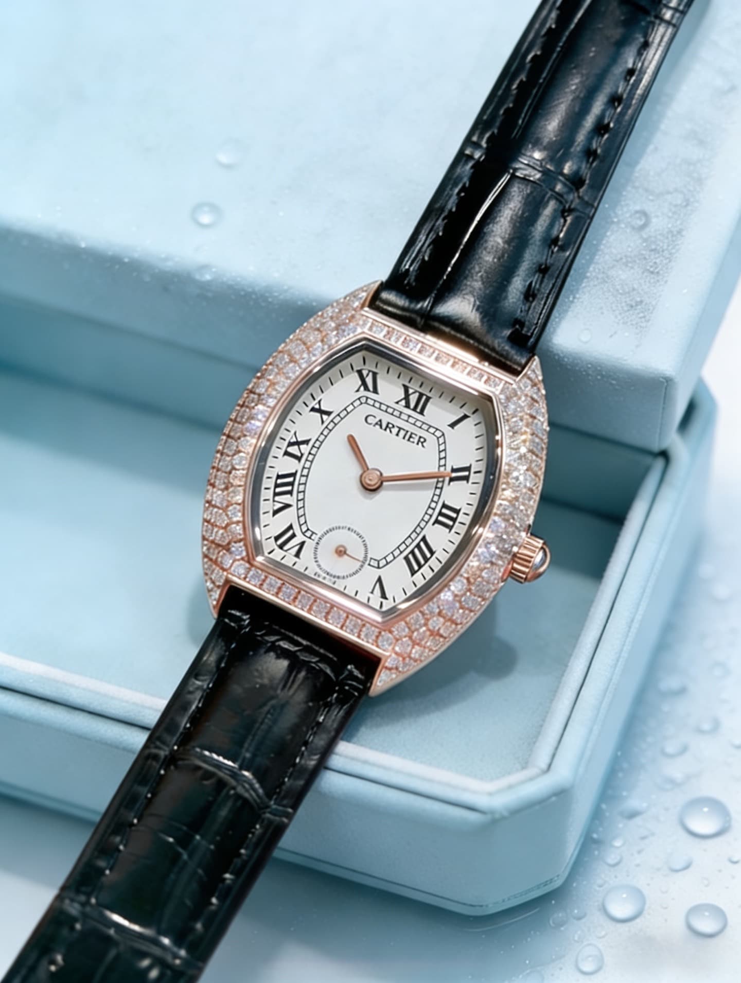 Cartier Blue Mini Watch