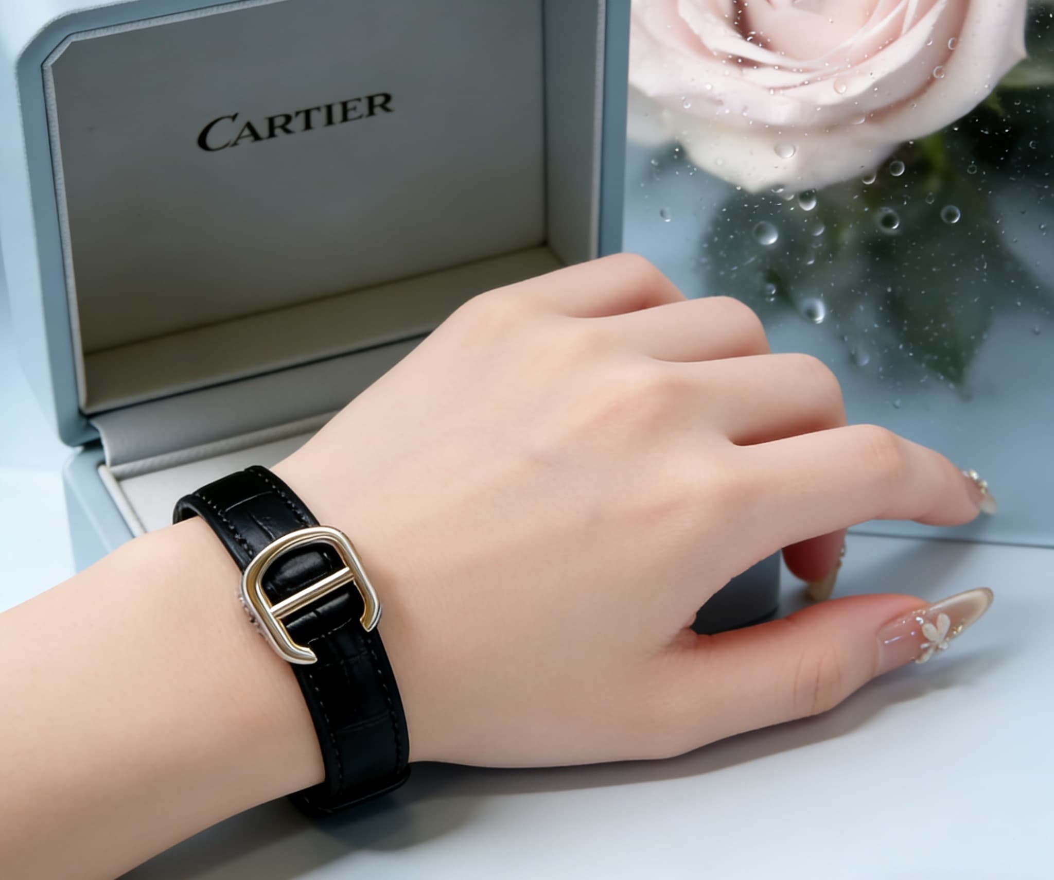 Cartier Blue Mini Watch