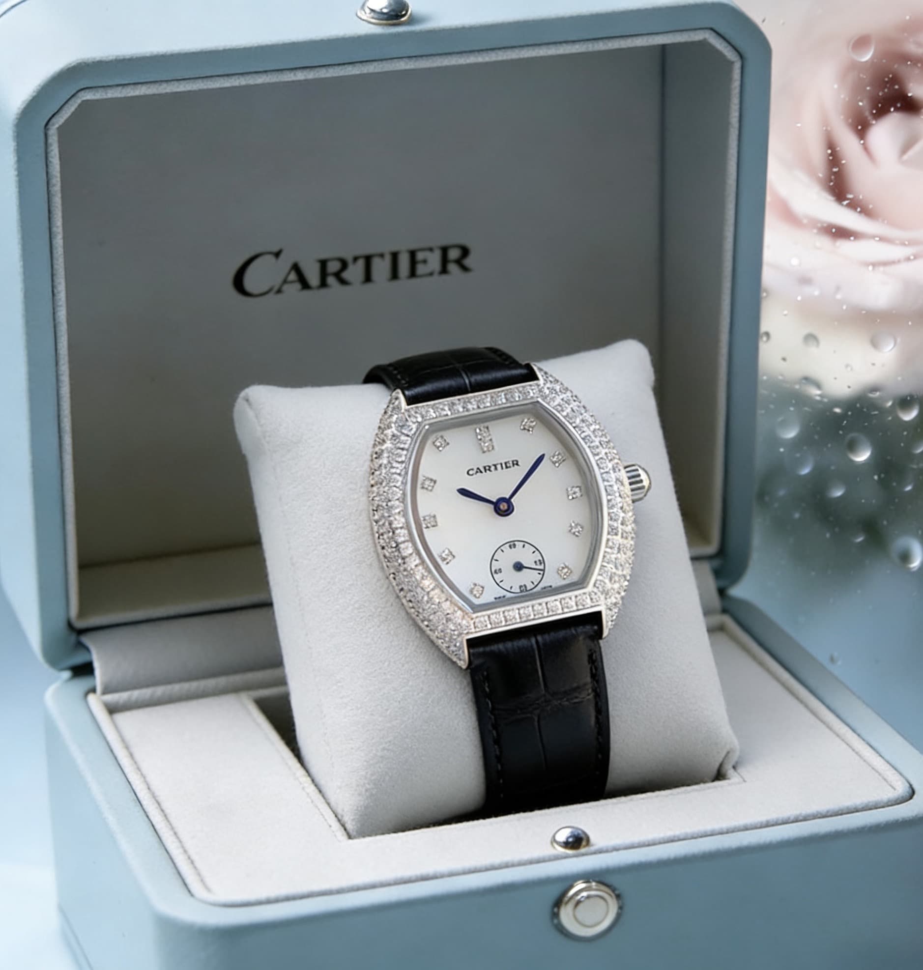 Cartier Blue Mini Watch