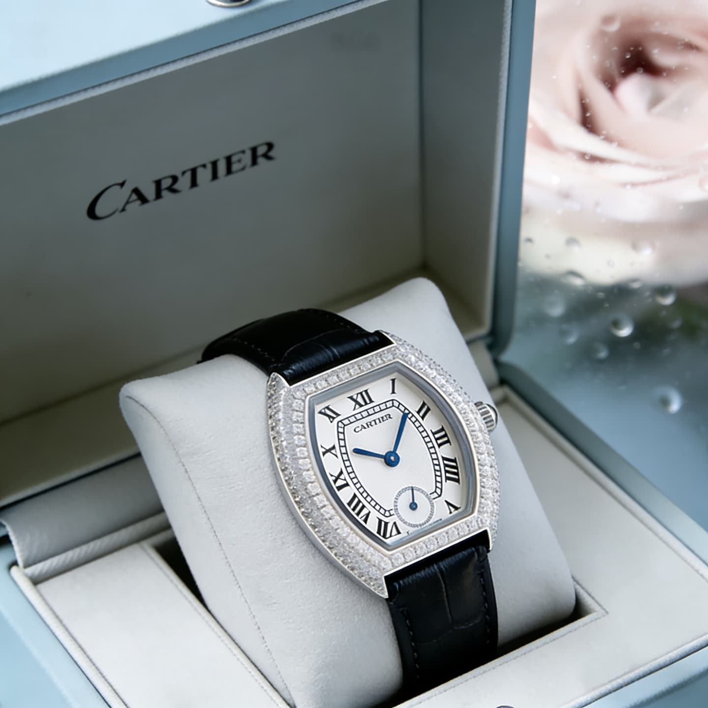 Cartier Blue Mini Watch