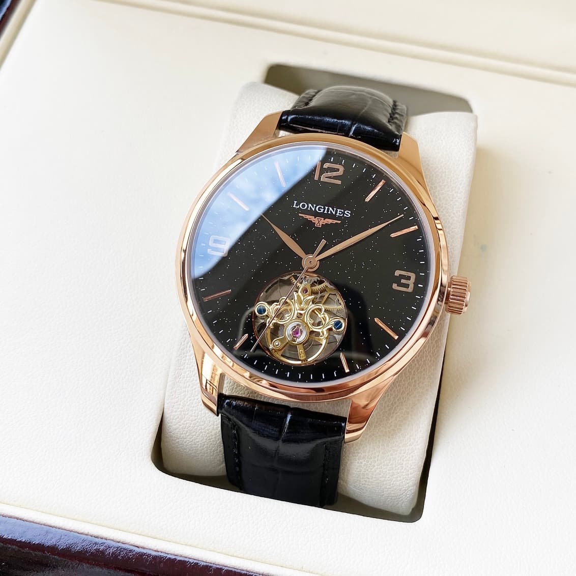 Longines White Watch