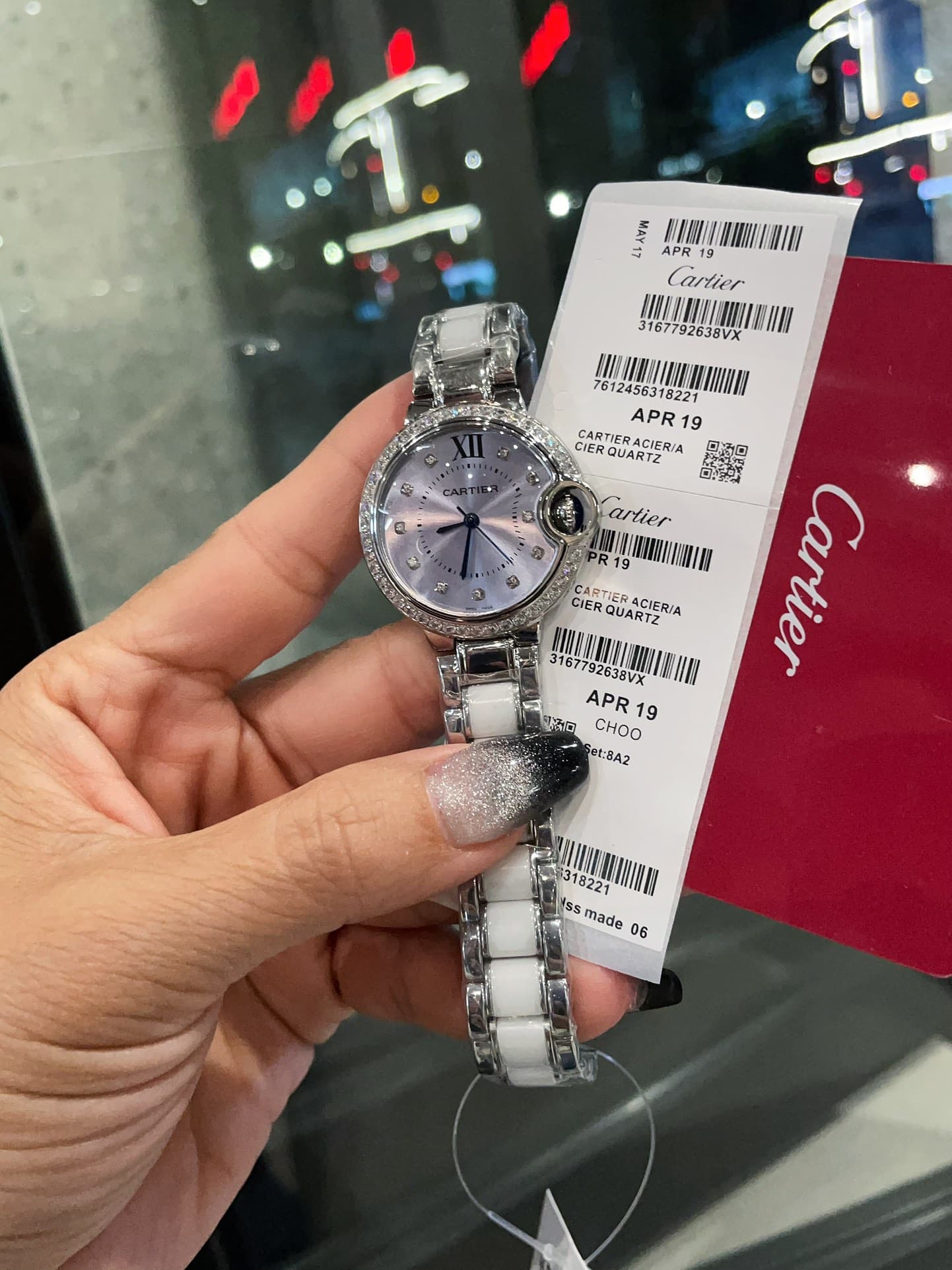Cartier Blue Watch