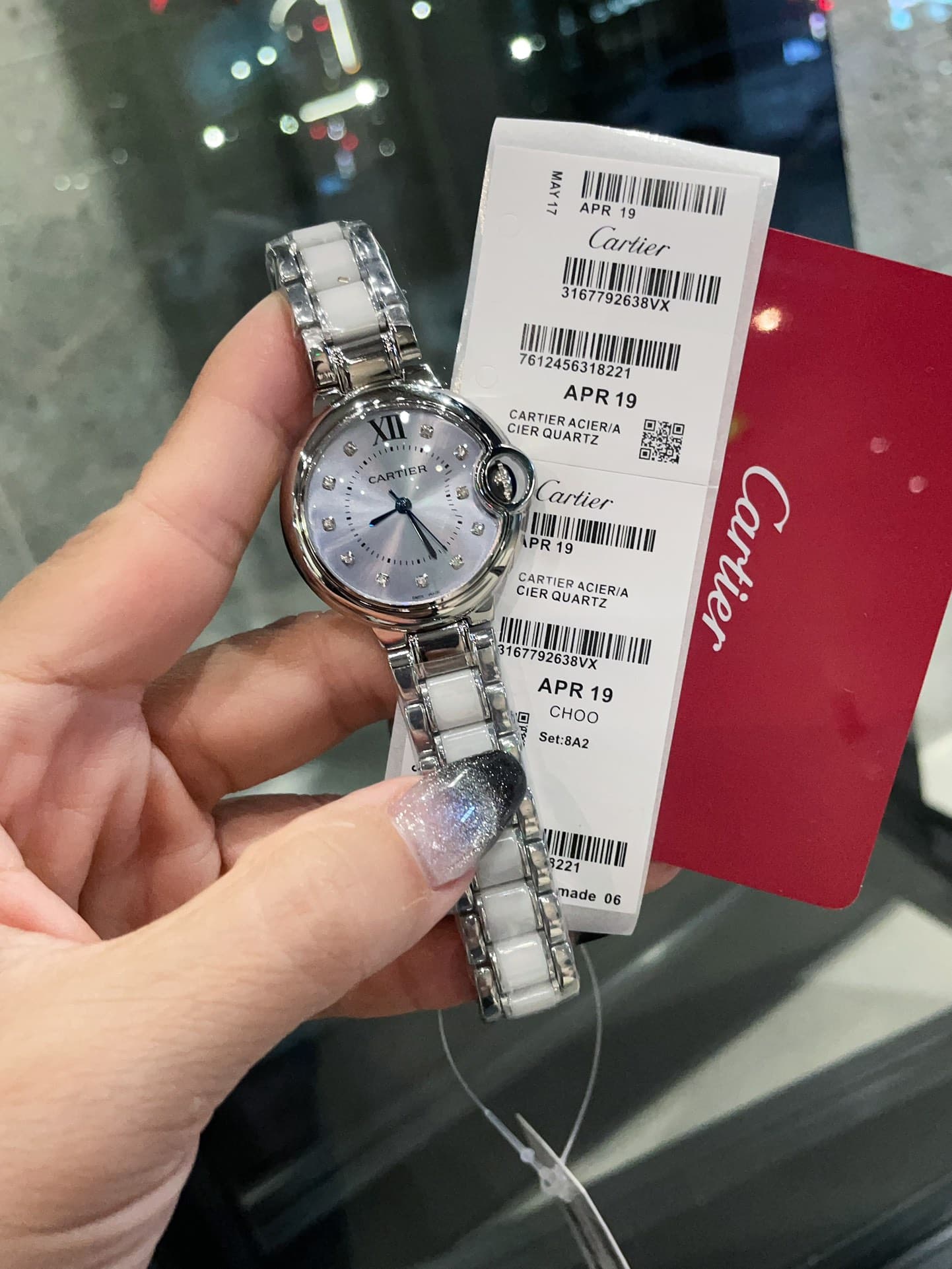 Cartier Blue Watch
