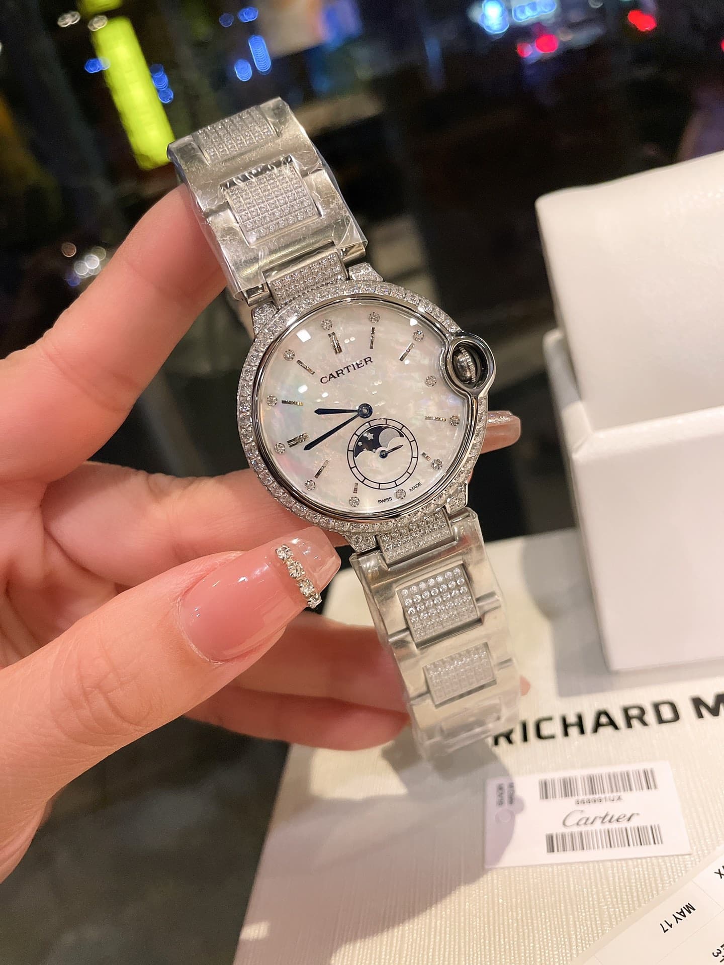 Cartier White Watch