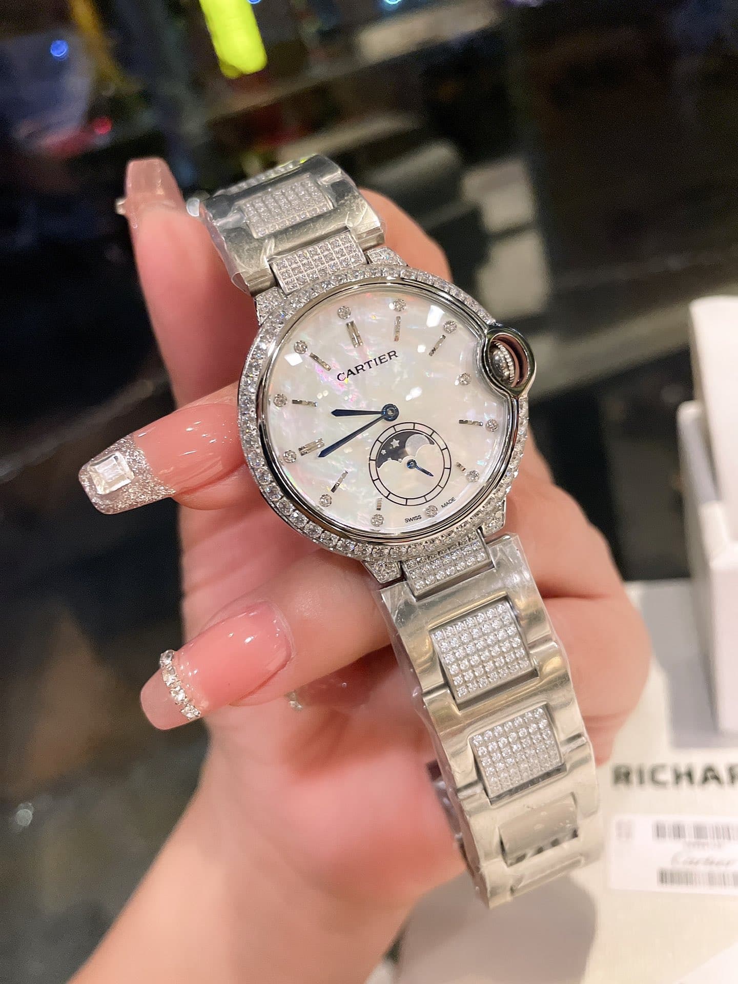 Cartier White Watch